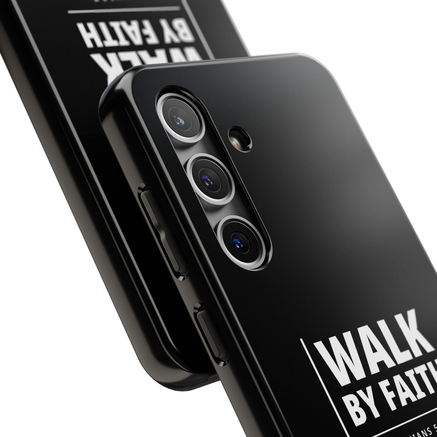 Walk by Faith Tough Phone Case — 2 Corinthians 5:7 Christian Phone Cover