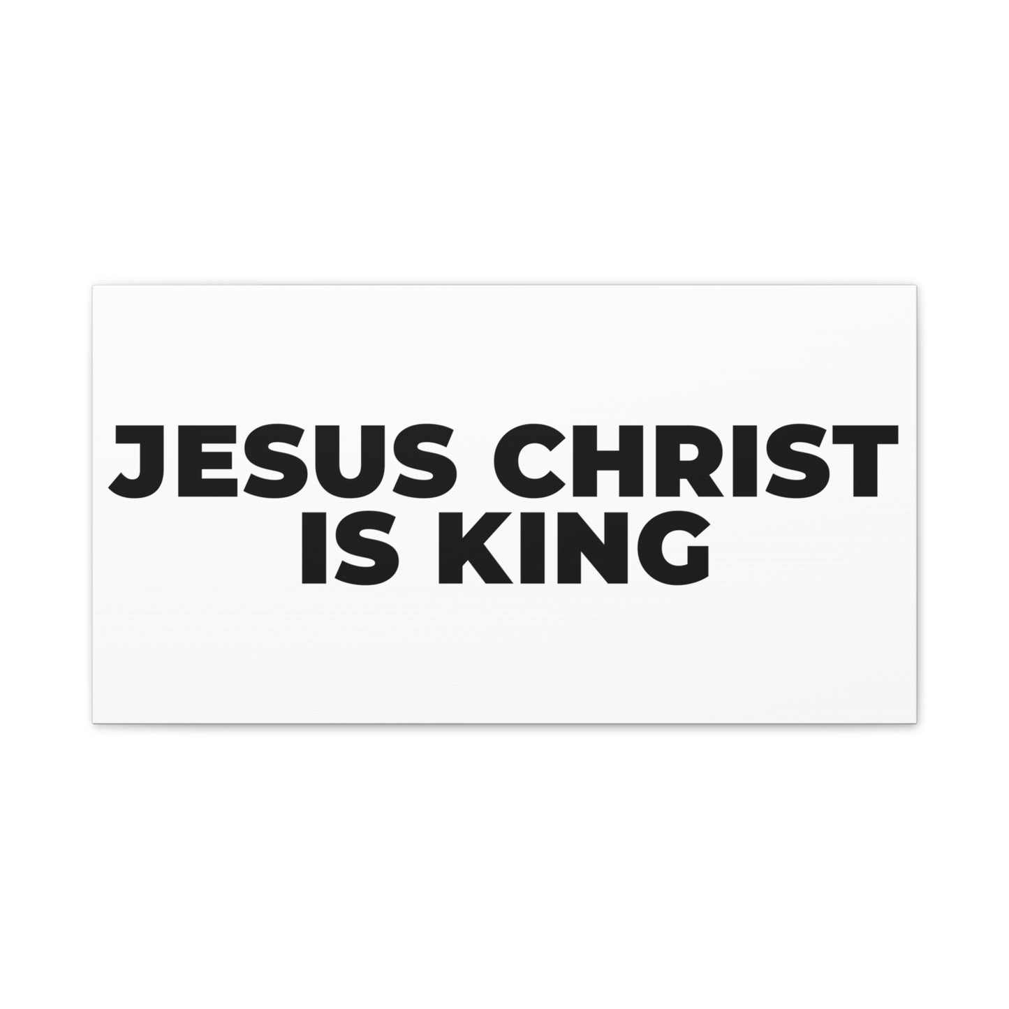 Jesus Christ Is King Canvas Wall Art