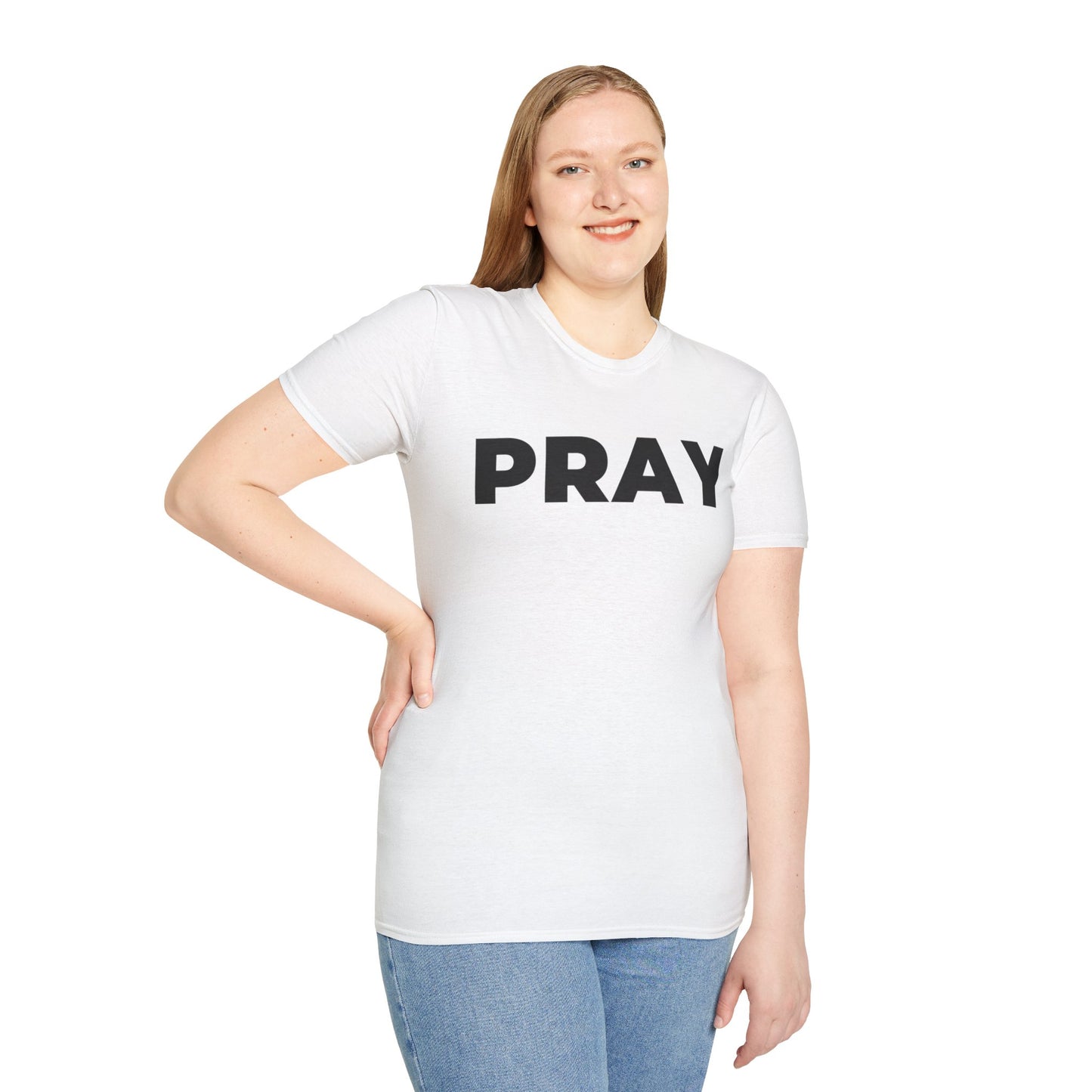 "PRAY" Christian T-Shirt - Bible Compass