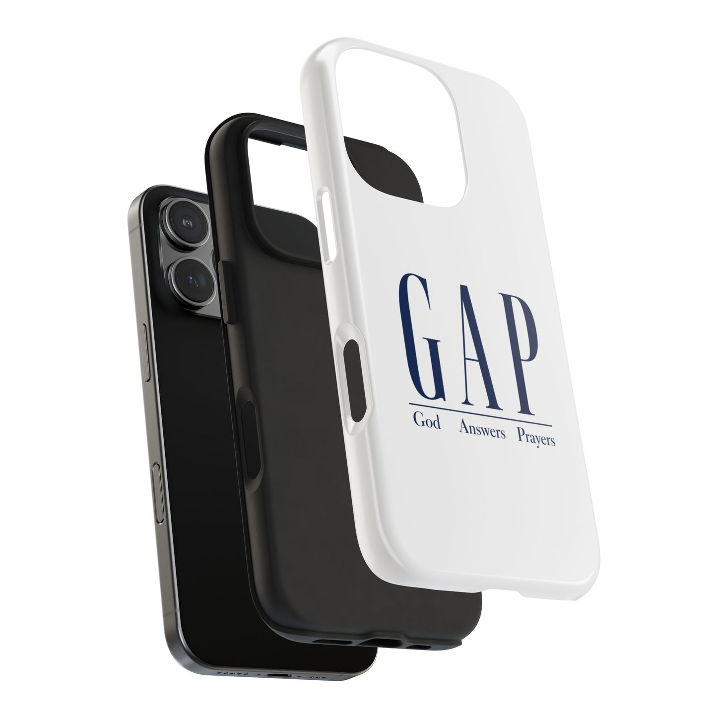 GAP (God Answers Prayers) Christian Protective Phone Cover - Tough Phone Case