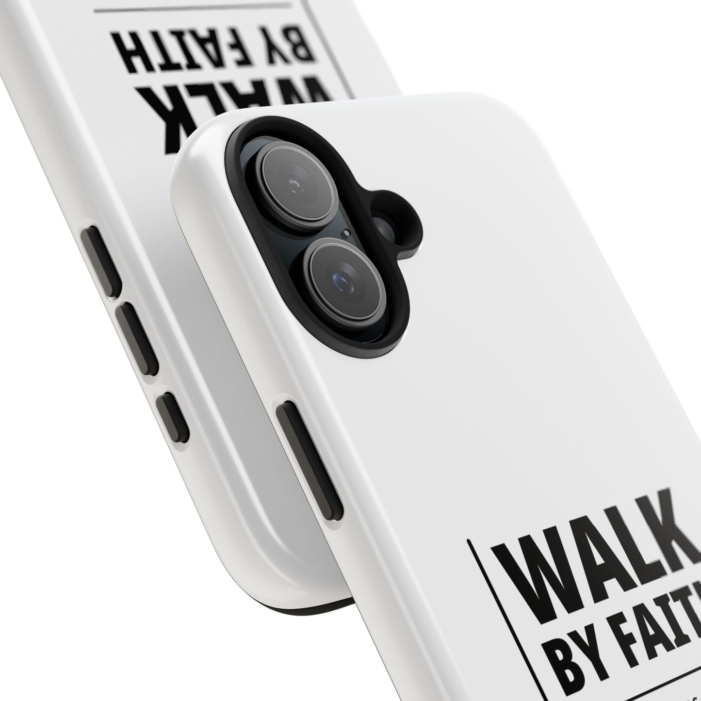 Walk by Faith Tough Phone Case — 2 Corinthians 5:7 Christian Phone Cover