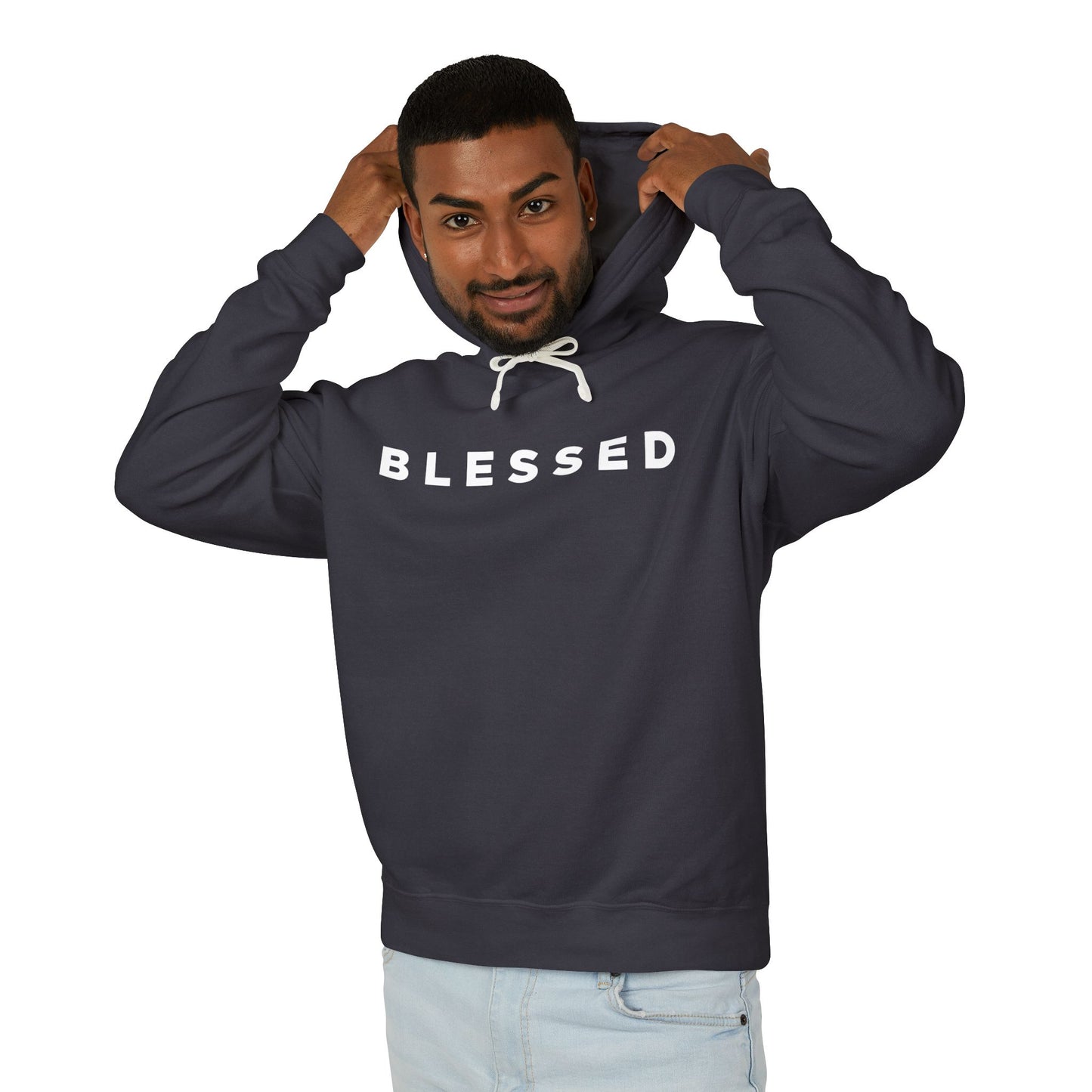 BLESSED Christian Hoodie | Lightweight Hooded Sweatshirt