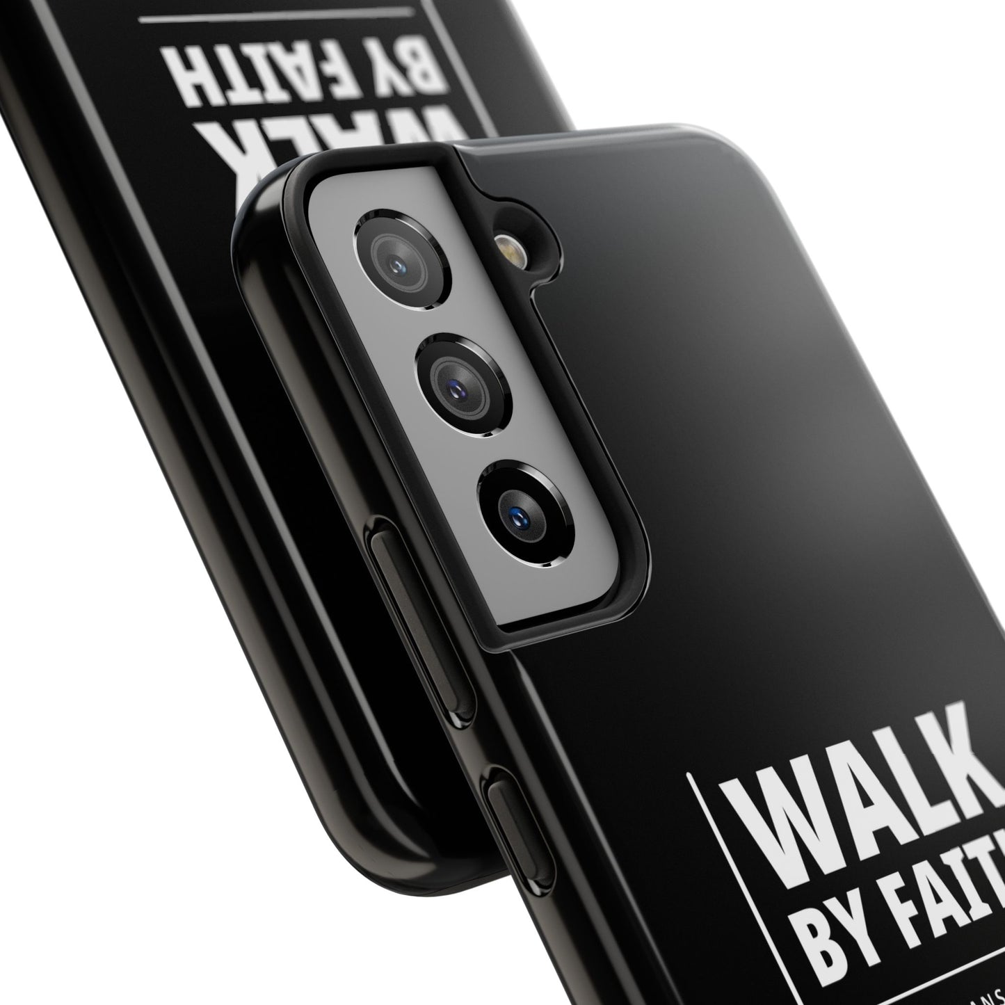 Walk by Faith Tough Phone Case — 2 Corinthians 5:7 Christian Phone Cover