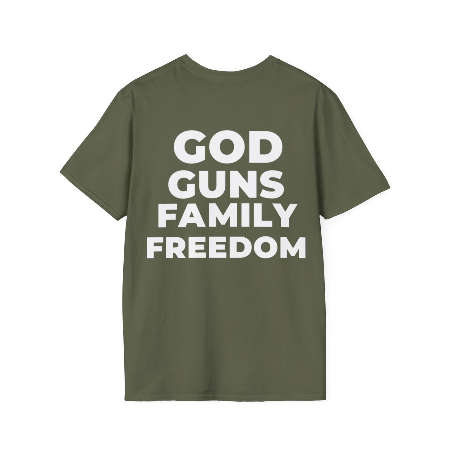 GOD BLESS AMERICA | GOD, GUNS, FAMILY, FREEDOM T-SHIRT
