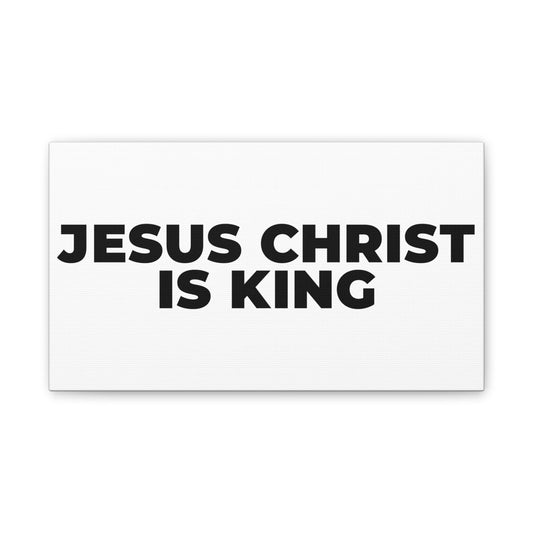 Jesus Christ Is King Canvas Wall Art