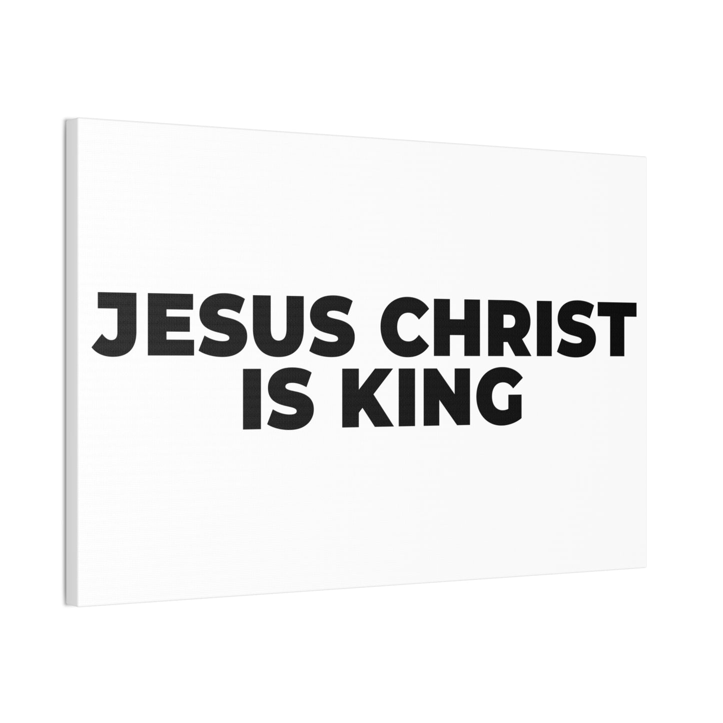 Jesus Christ Is King Canvas Wall Art