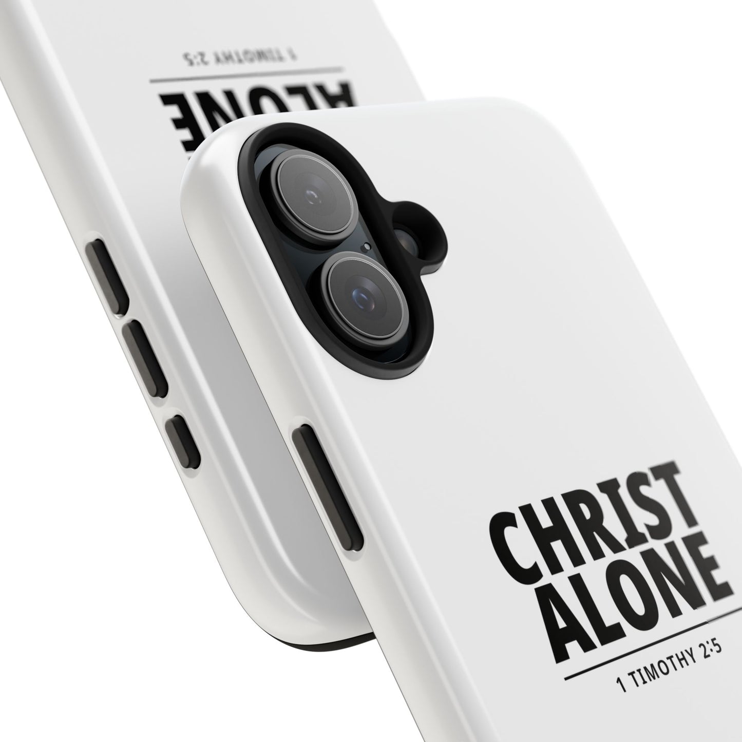 Tough Phone Case — “Christ Alone” Scripture iPhone Case (1 Timothy 2:5)