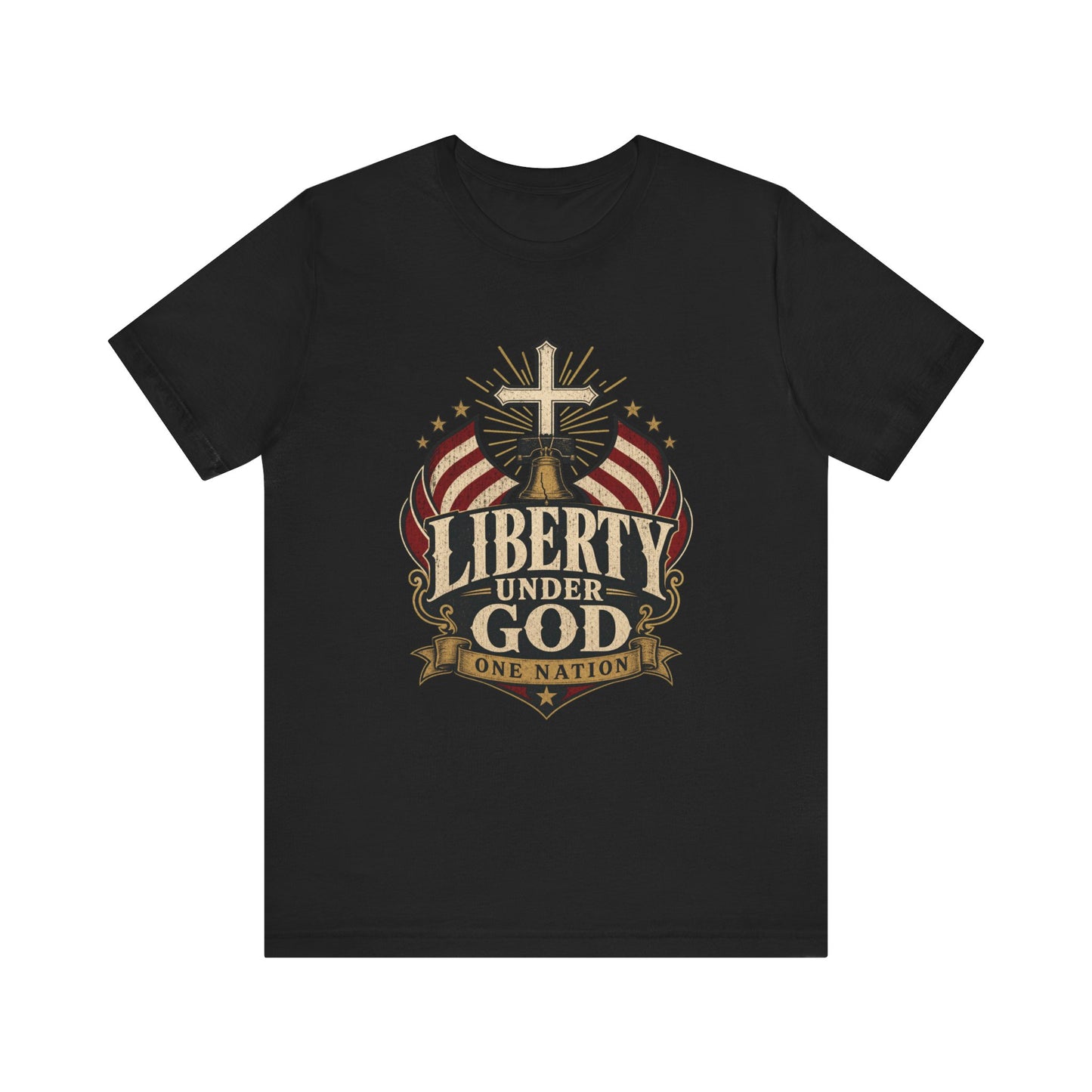 Liberty Under God T-Shirt — Patriotic Christian Tee