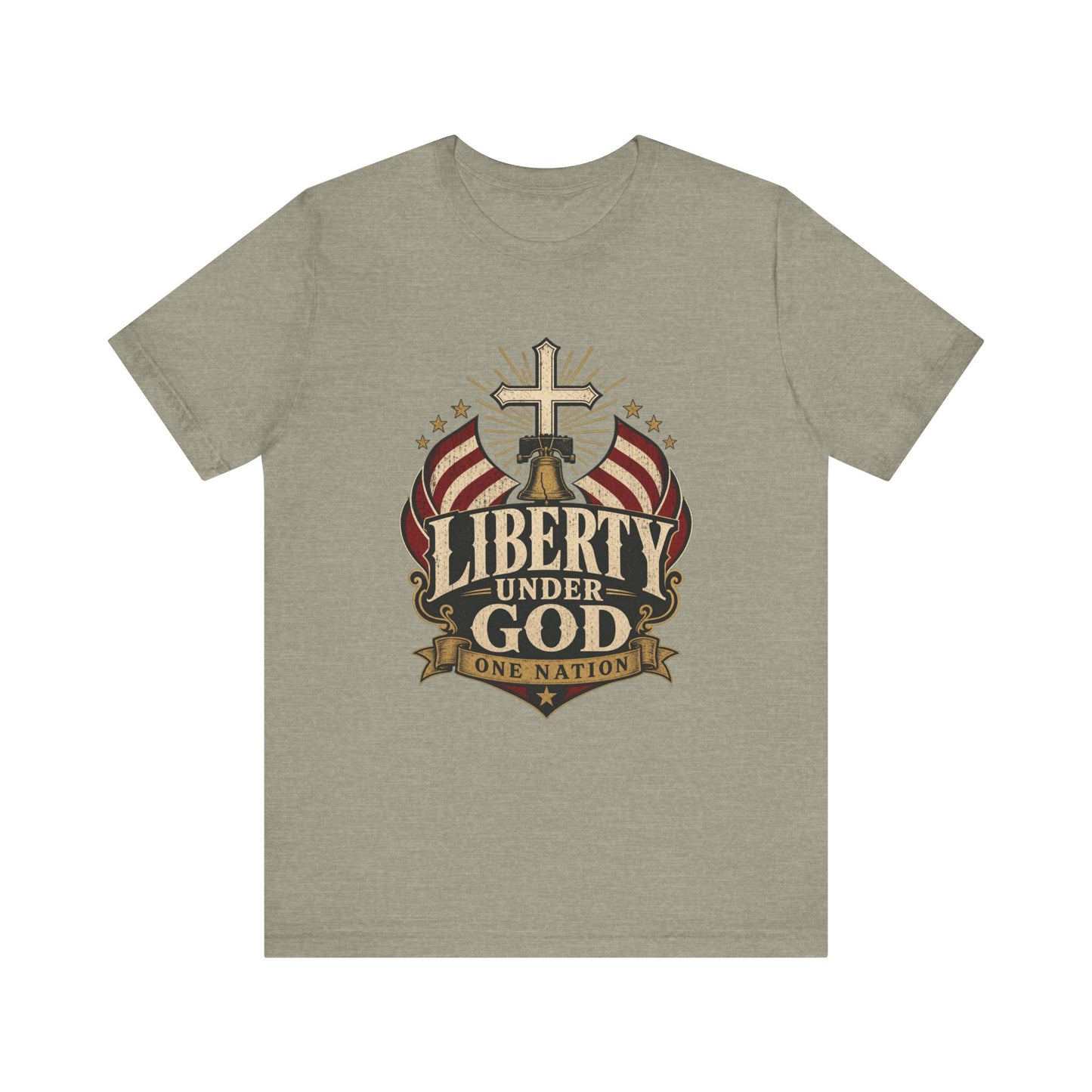 Liberty Under God T-Shirt — Patriotic Christian Tee