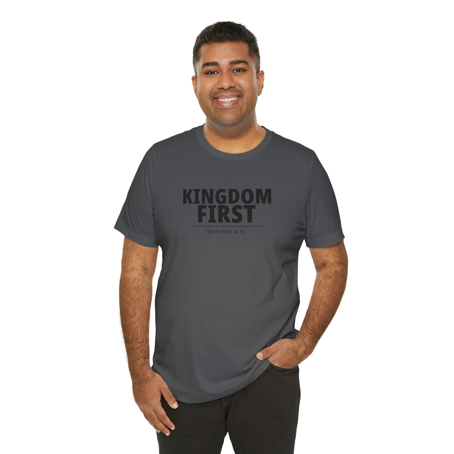 Kingdom First T‑Shirt — Matthew 6:33 Inspirational Christian Tee