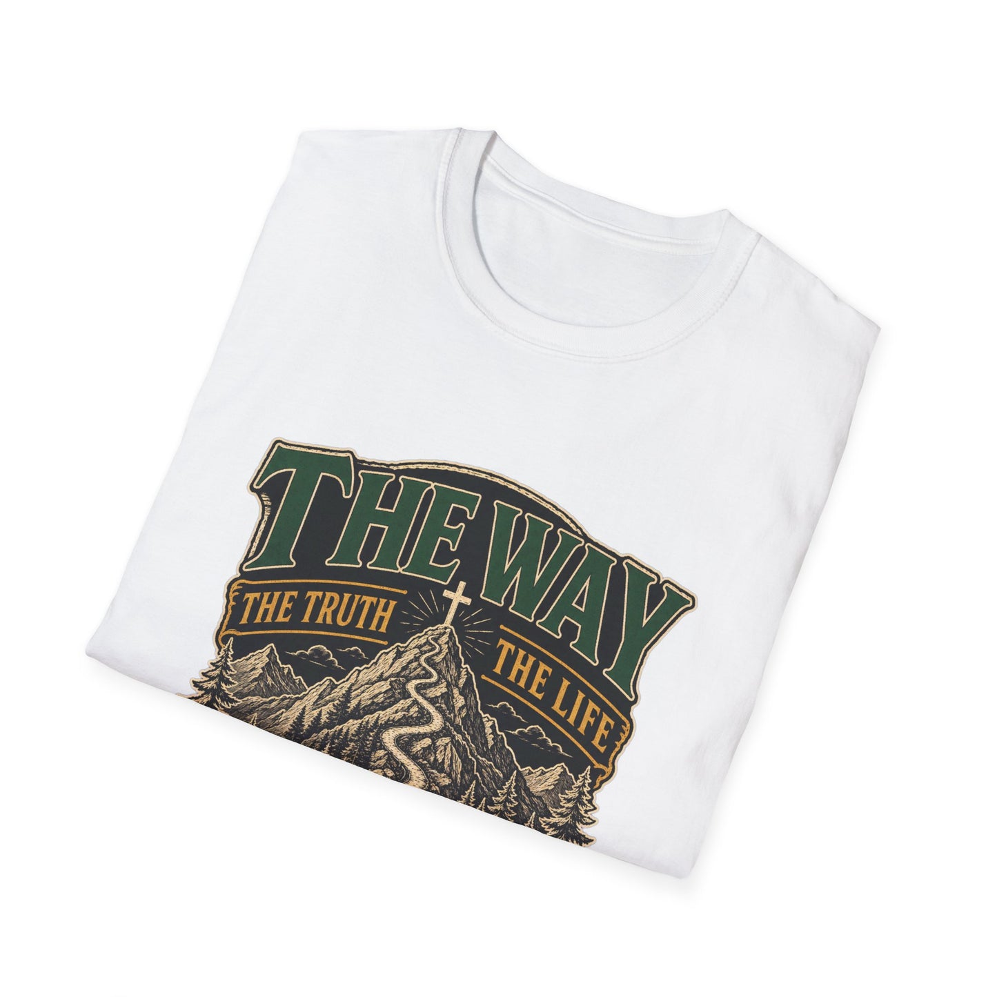 The Way The Truth The Life T-Shirt - John 14:6 | Bible Compass