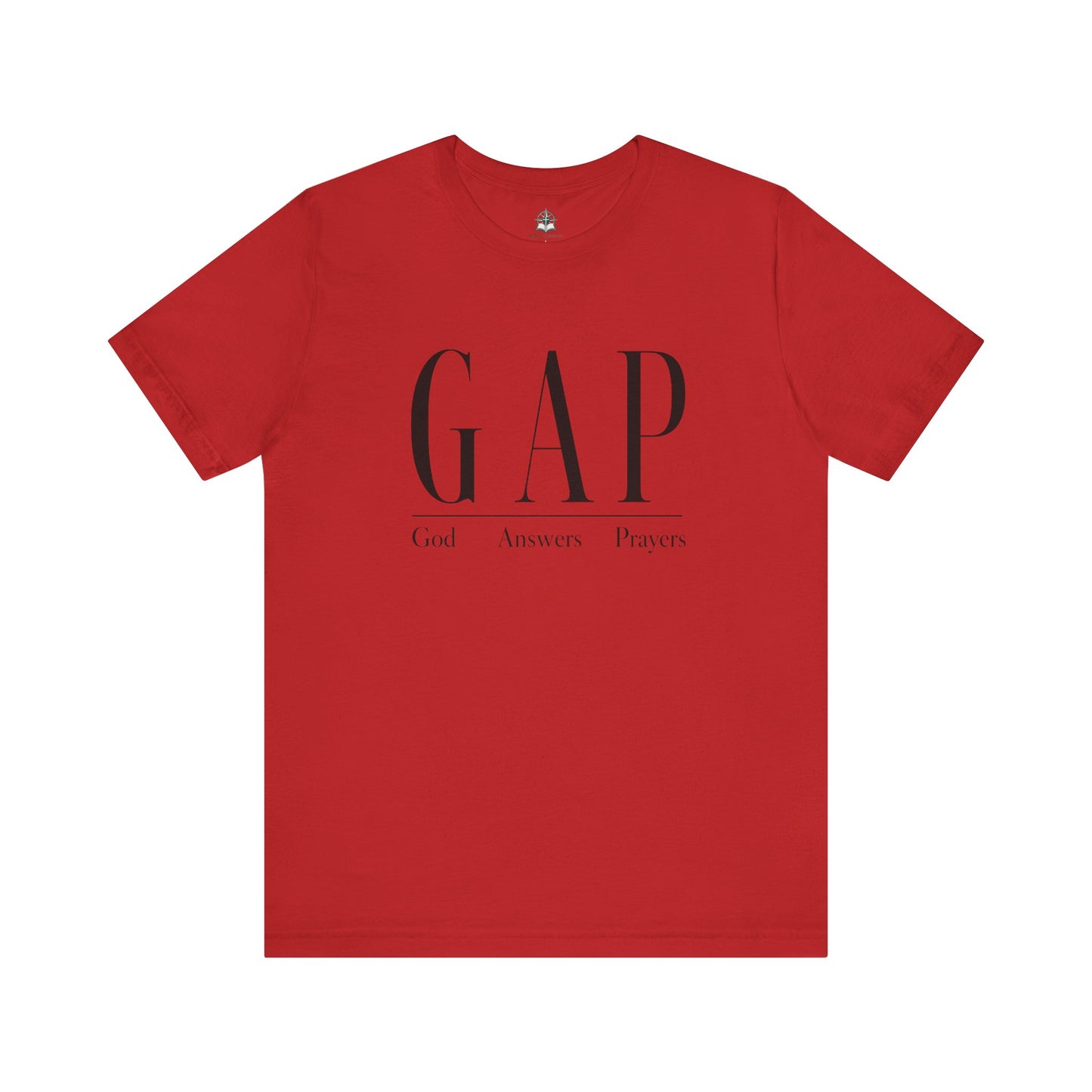 GAP "God Answers Prayers" Christian Short Sleeve Shirt