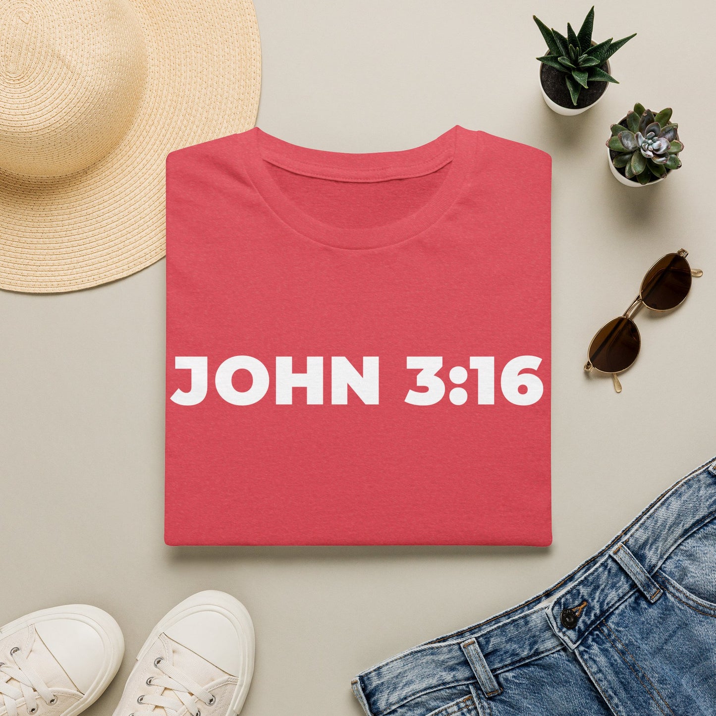 JOHN 3:16 Inspirational Christian T-Shirt