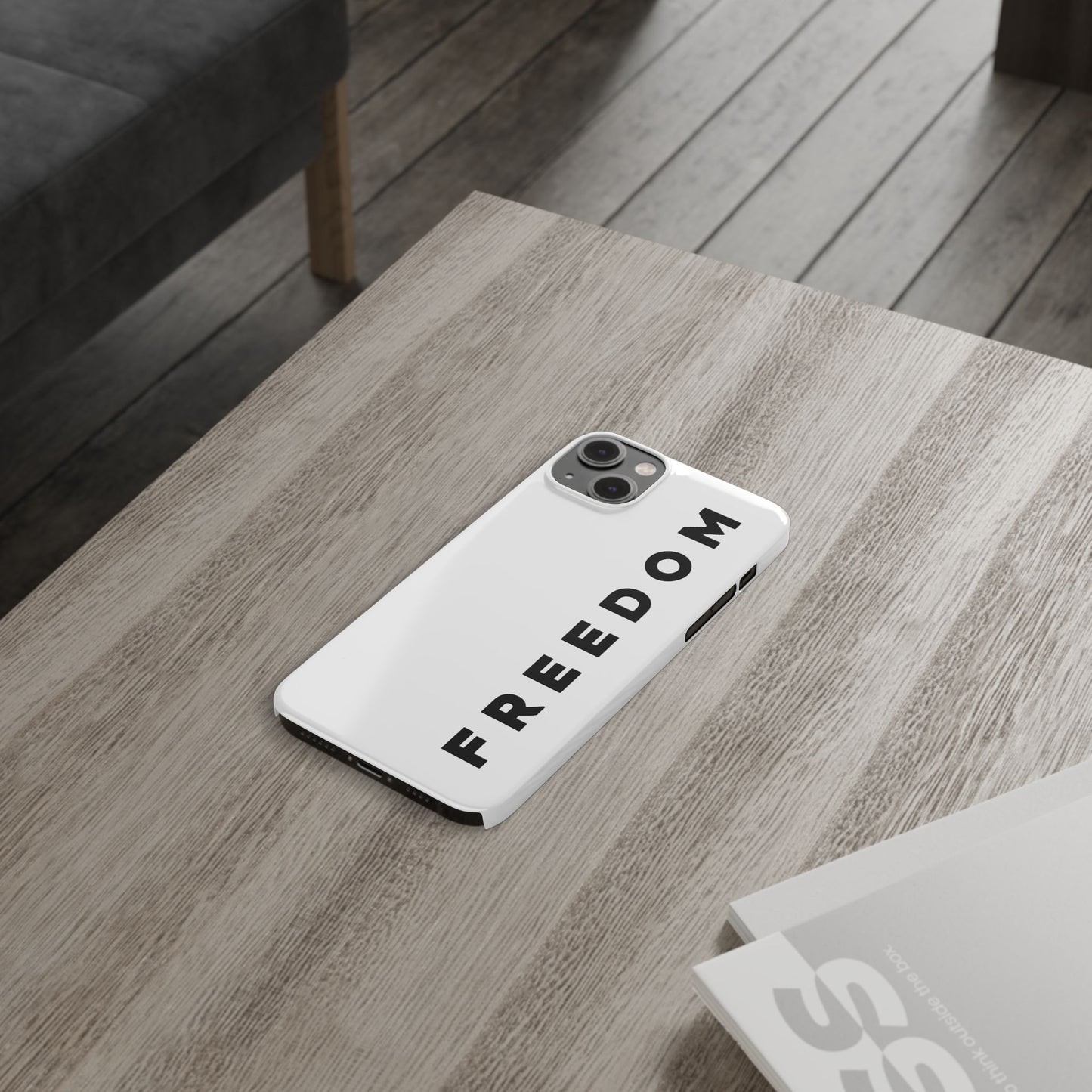 FREEDOM Slim Phone Case | Honoring Charlie Kirk