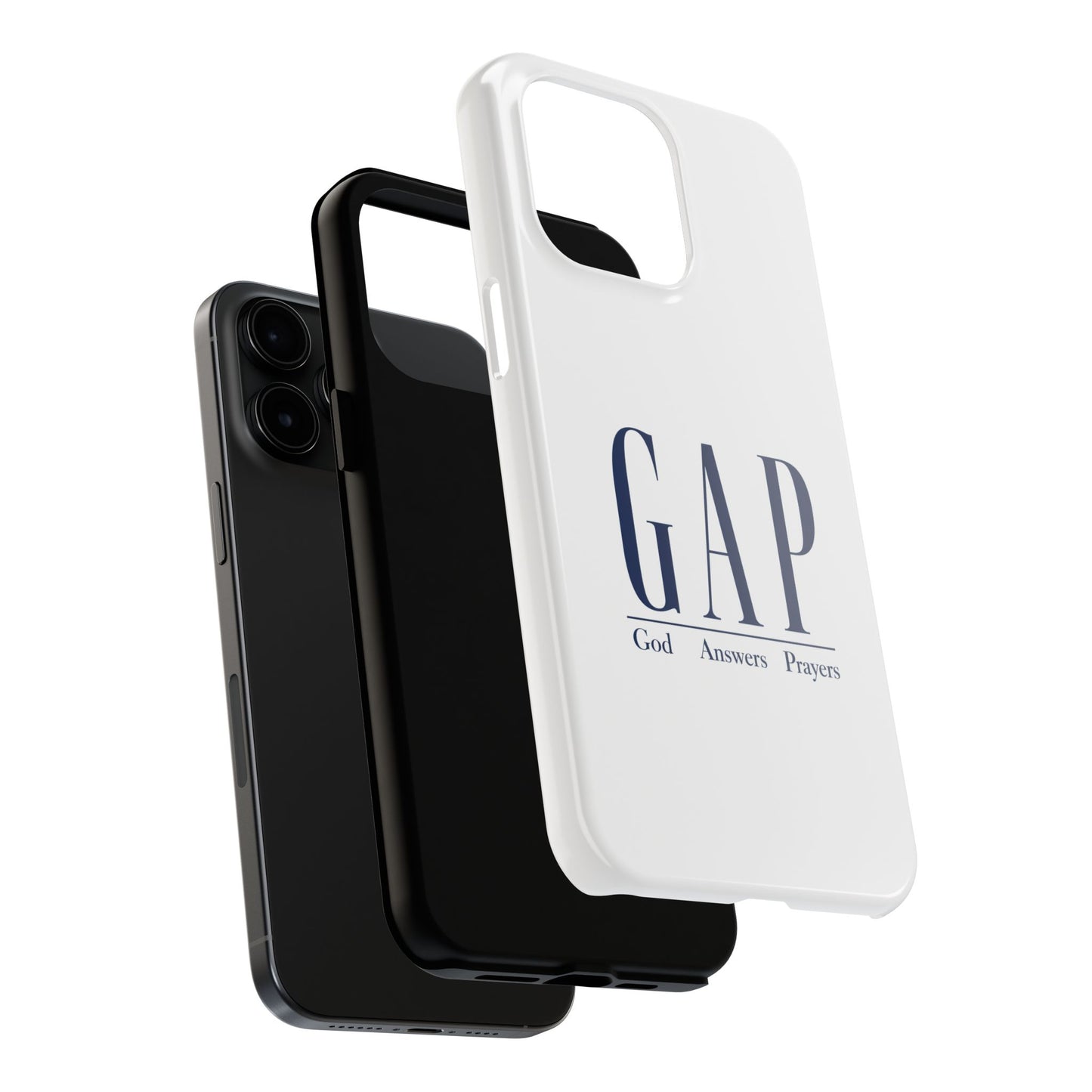 GAP (God Answers Prayers) Christian Protective Phone Cover - Tough Phone Case