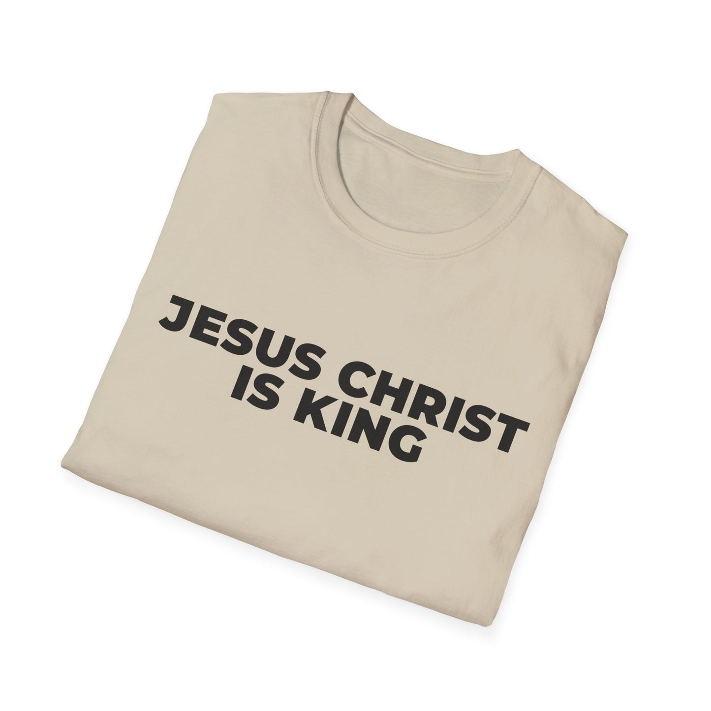 Jesus Christ Is King T-Shirt — Christian Faith Tee