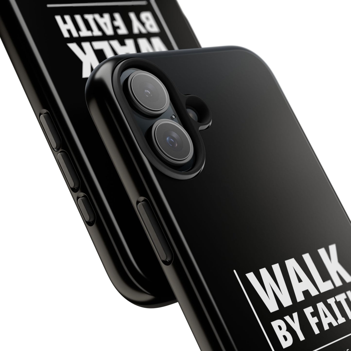 Walk by Faith Tough Phone Case — 2 Corinthians 5:7 Christian Phone Cover