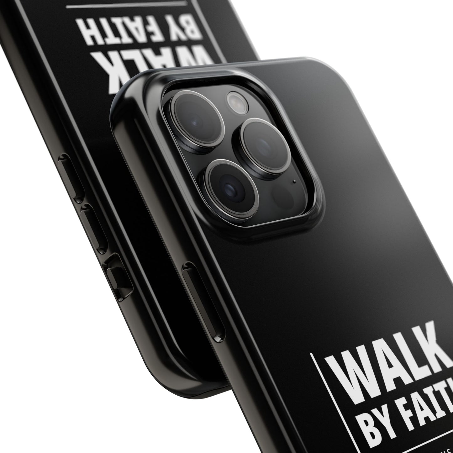 Walk by Faith Tough Phone Case — 2 Corinthians 5:7 Christian Phone Cover
