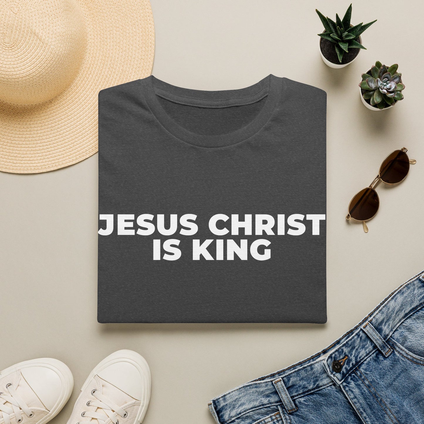 Jesus Christ Is King T-Shirt — Bold Christian Faith Tee