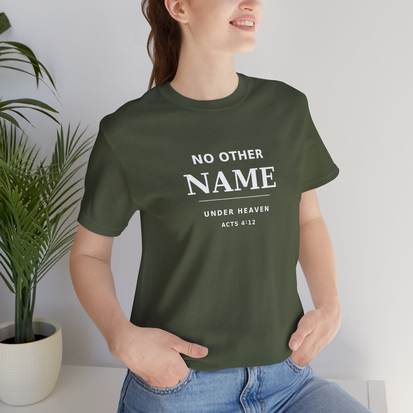 No Other Name Under Heaven — Christian T-Shirt (Acts 4:12)