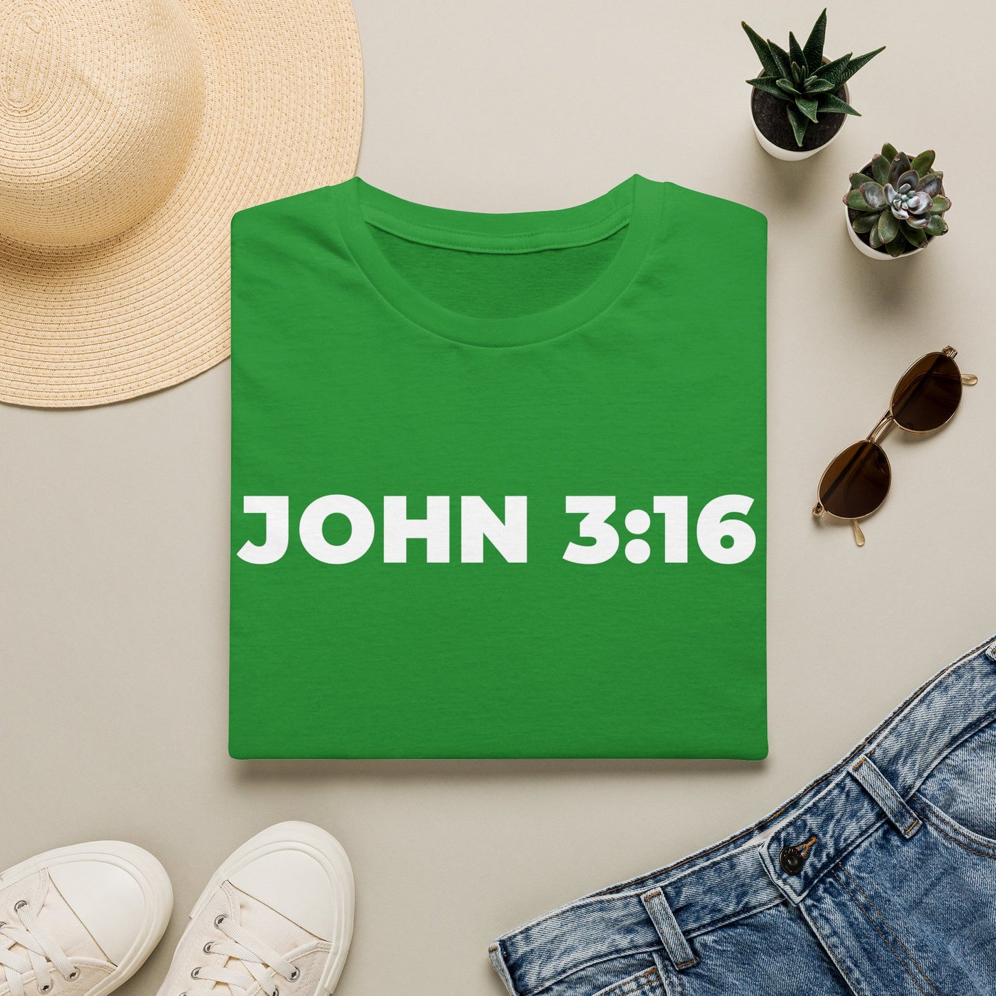 JOHN 3:16 Inspirational Christian T-Shirt