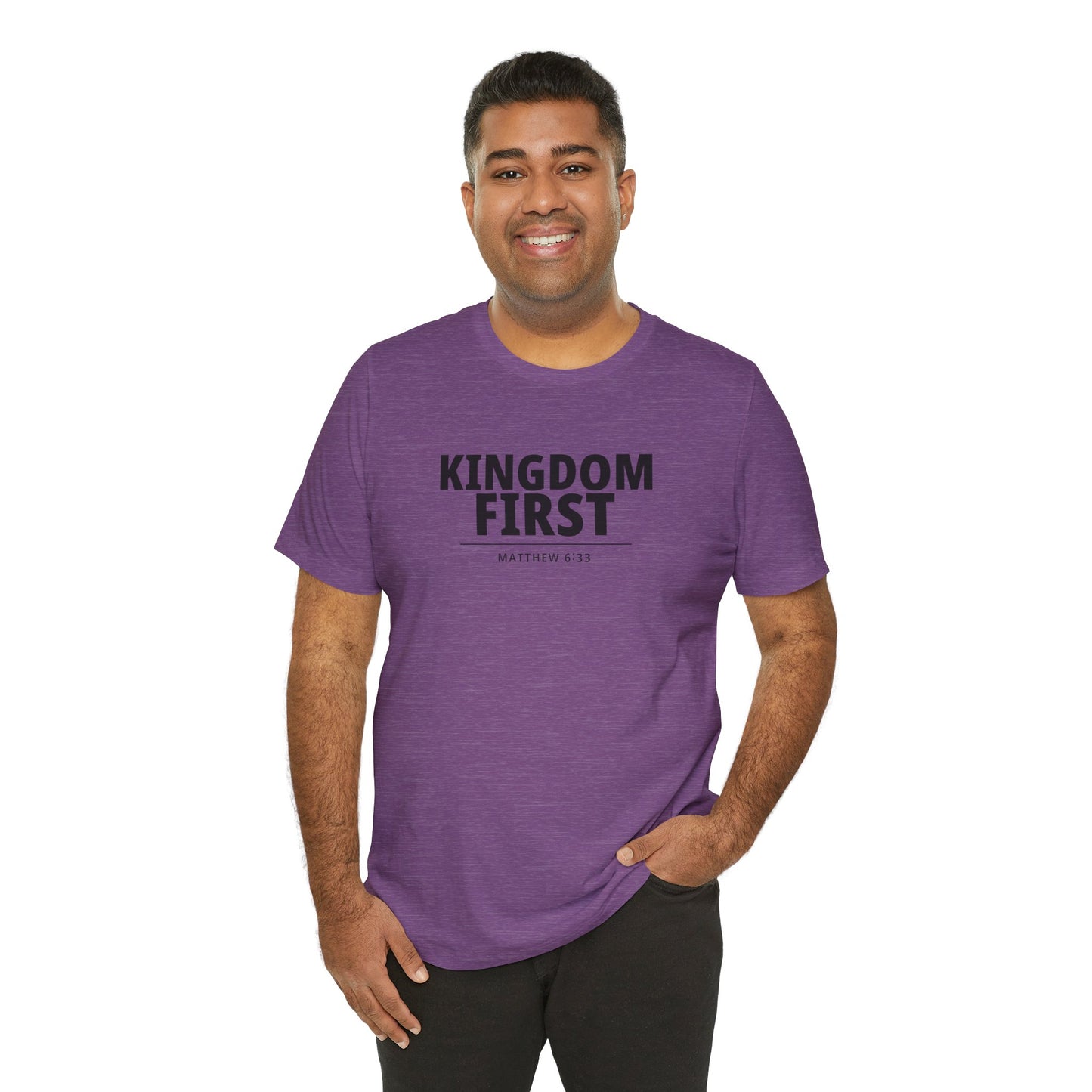 Kingdom First T‑Shirt — Matthew 6:33 Inspirational Christian Tee