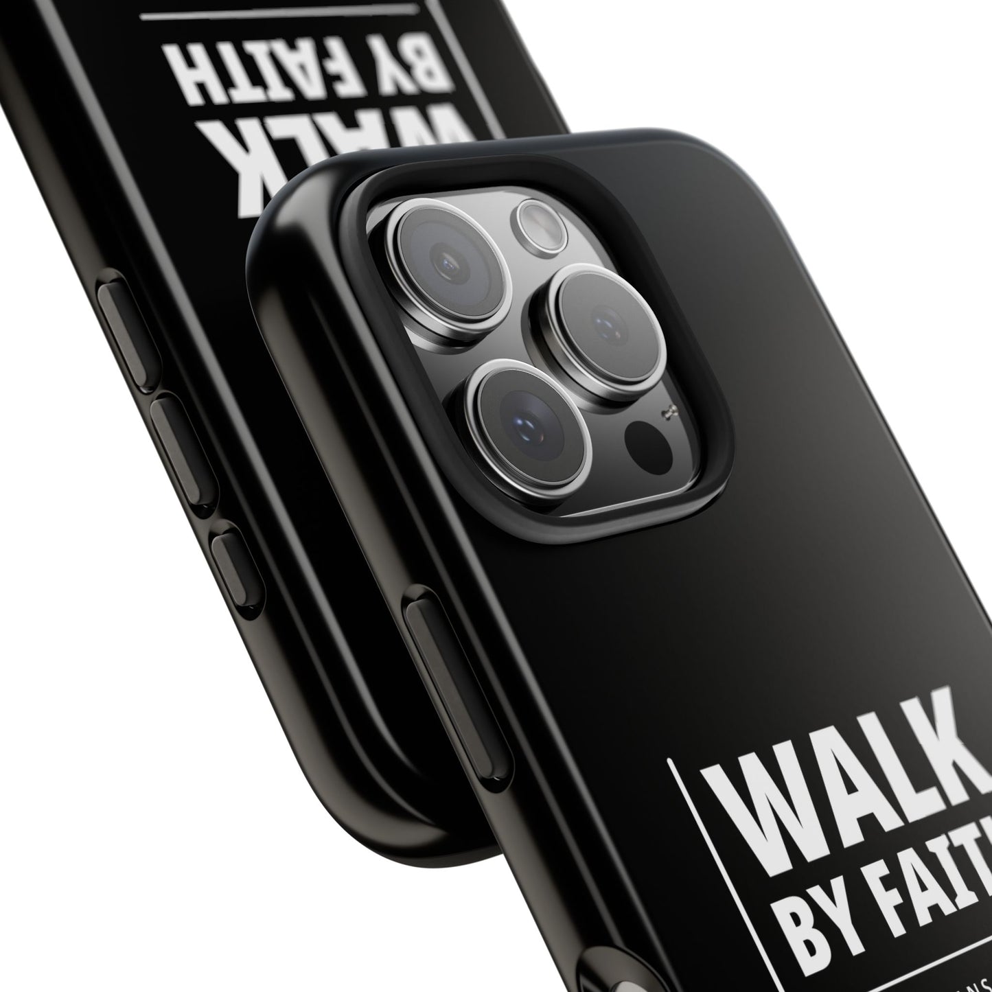 Walk by Faith Tough Phone Case — 2 Corinthians 5:7 Christian Phone Cover