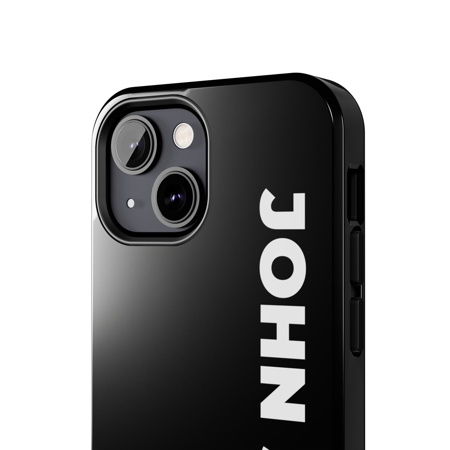 John 3:16 Tough Phone Case — Black Christian Scripture Phone Cover
