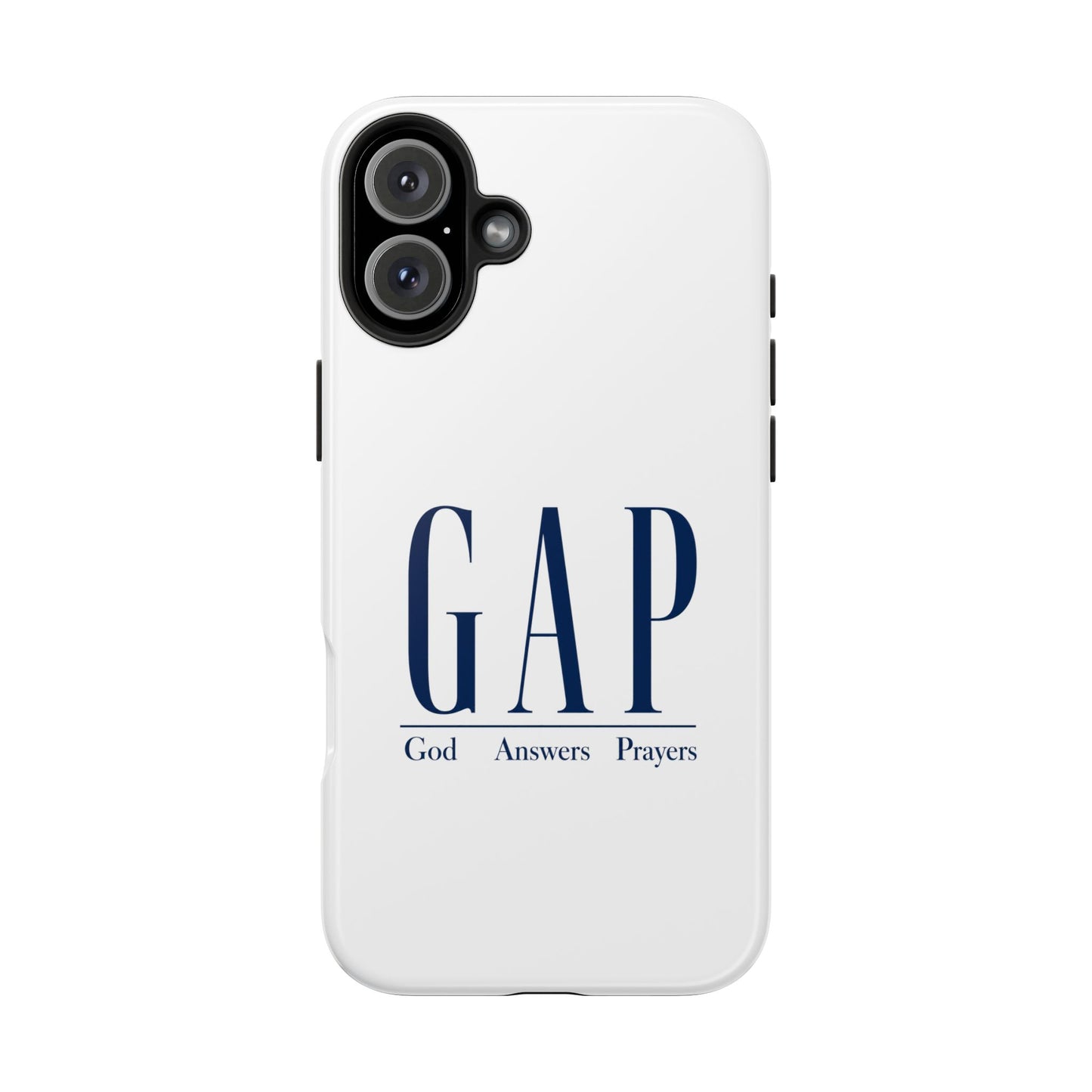 GAP (God Answers Prayers) Christian Protective Phone Cover - Tough Phone Case