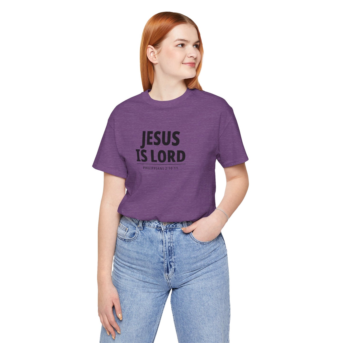 "Jesus Is Lord" -Philippians 2:10-11 | Christian T-Shirt