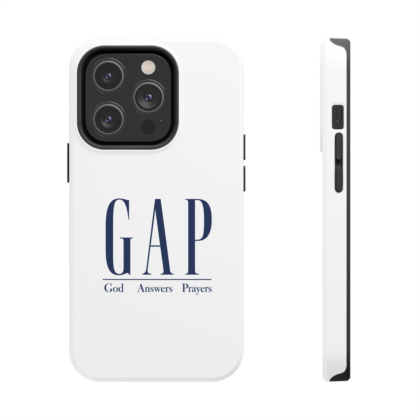 GAP (God Answers Prayers) Christian Protective Phone Cover - Tough Phone Case