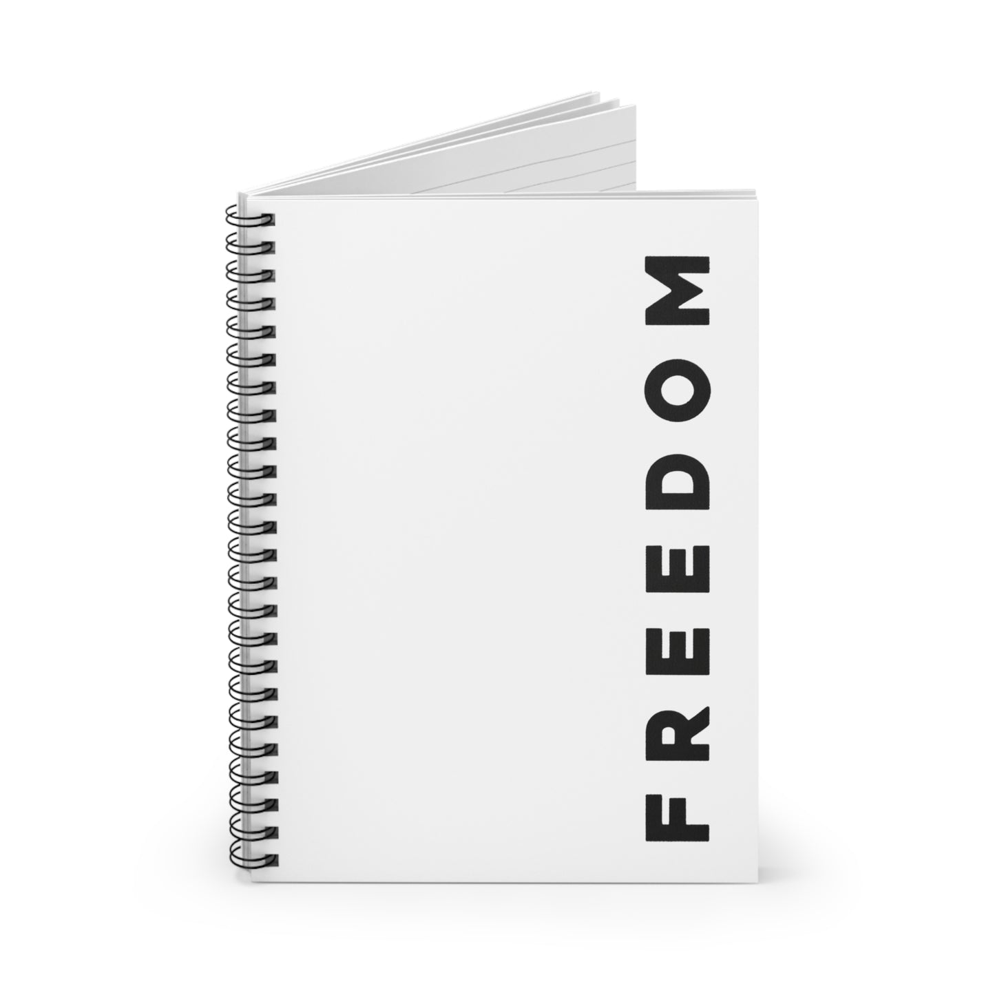 FREEDOM Notebook | Spiral Ruled Journal