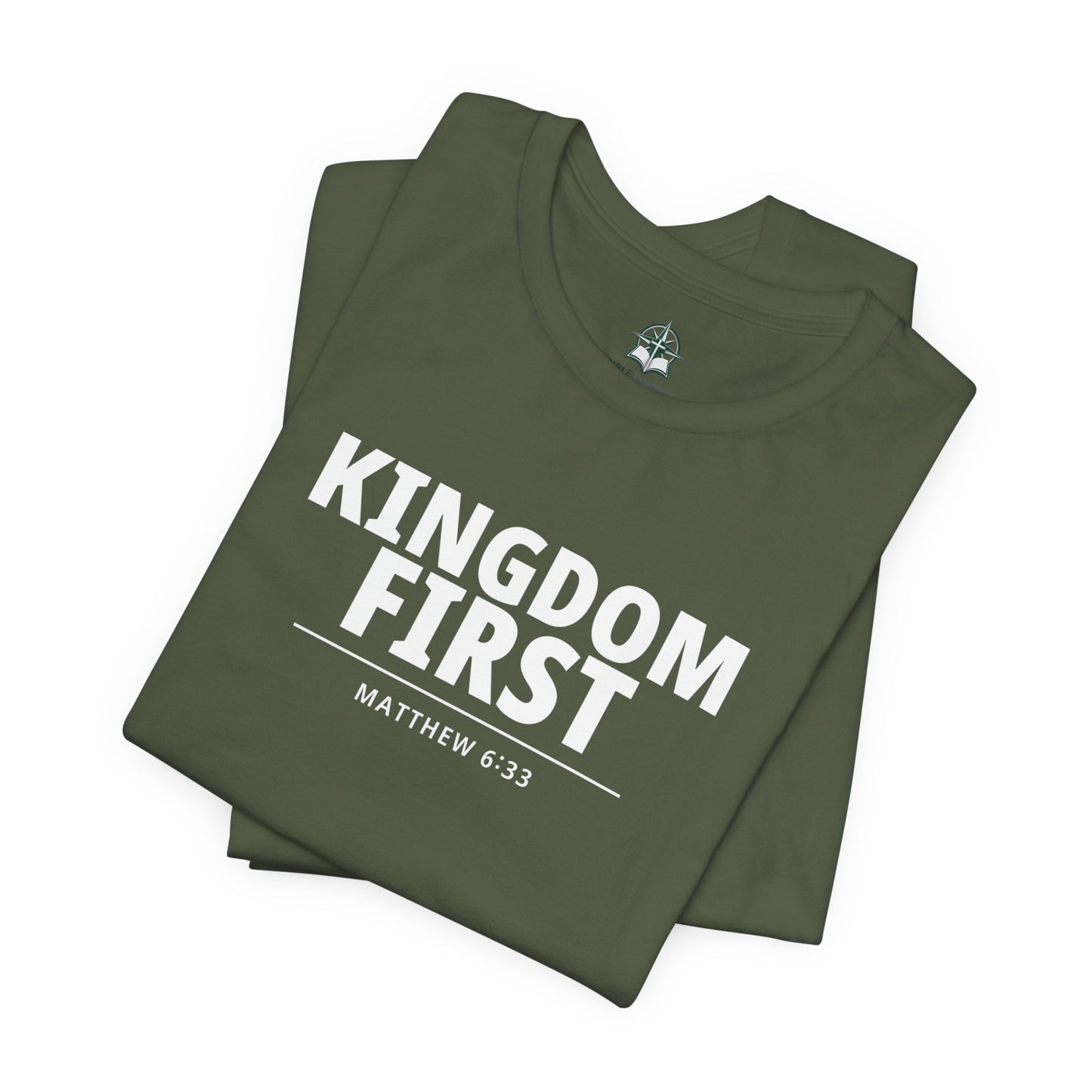 Kingdom First T‑Shirt — Matthew 6:33 Inspirational Christian Tee