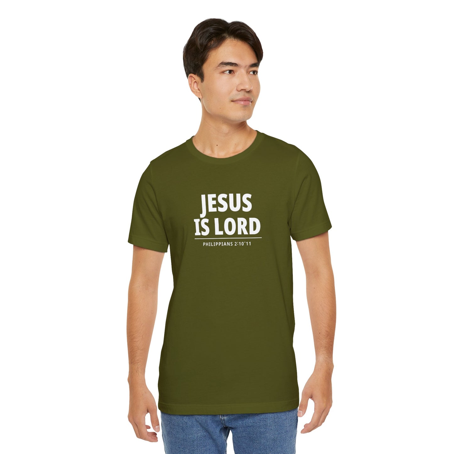 "Jesus Is Lord" -Philippians 2:10-11 | Christian T-Shirt
