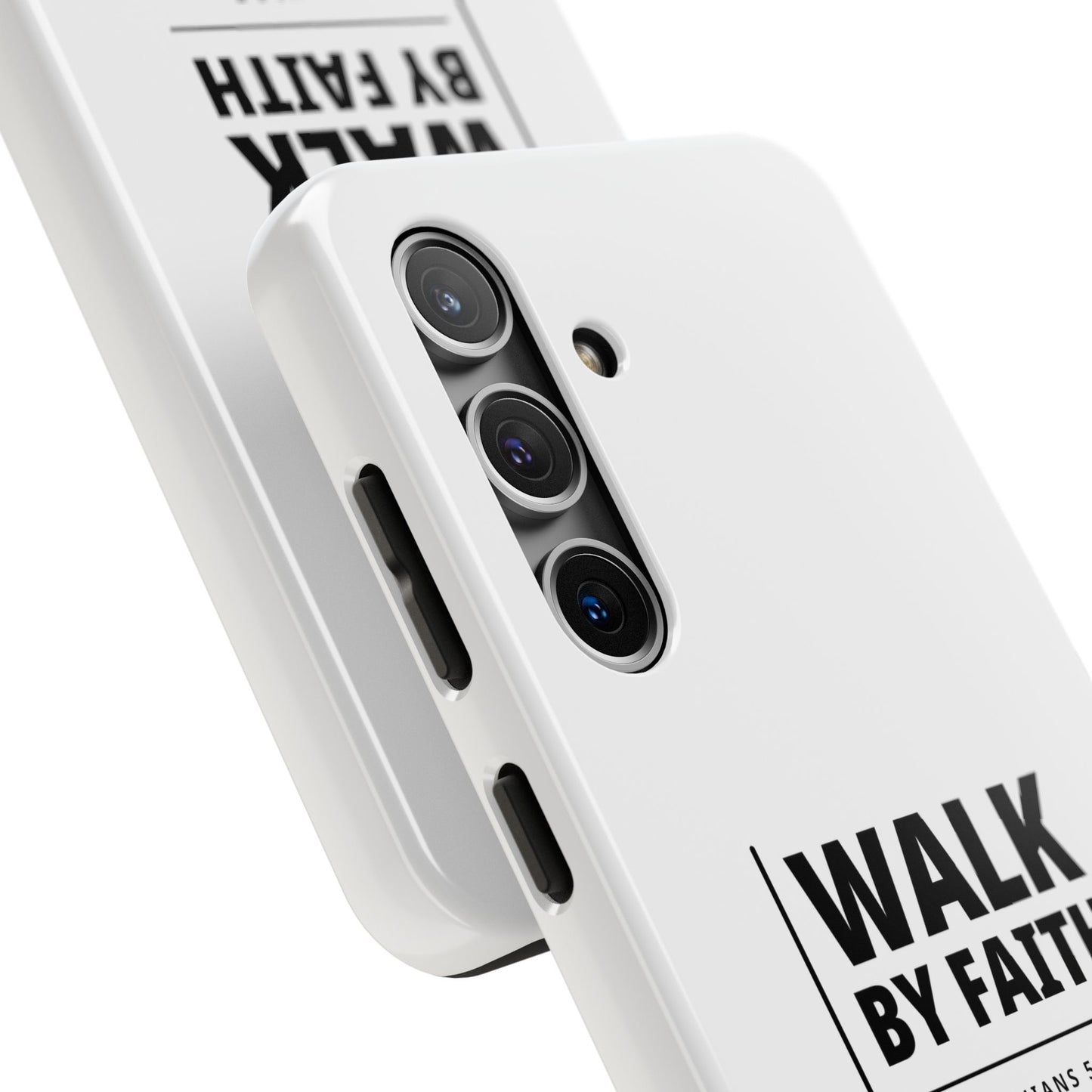 Walk by Faith Tough Phone Case — 2 Corinthians 5:7 Christian Phone Cover