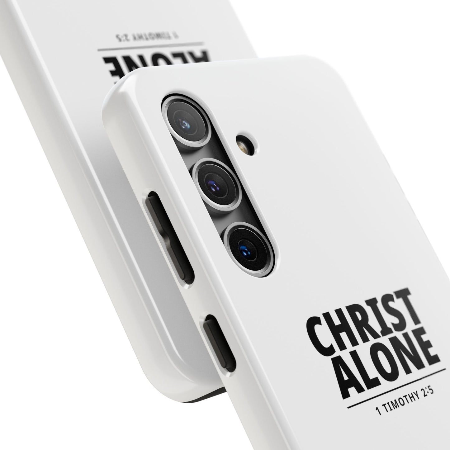 Tough Phone Case — “Christ Alone” Scripture iPhone Case (1 Timothy 2:5)