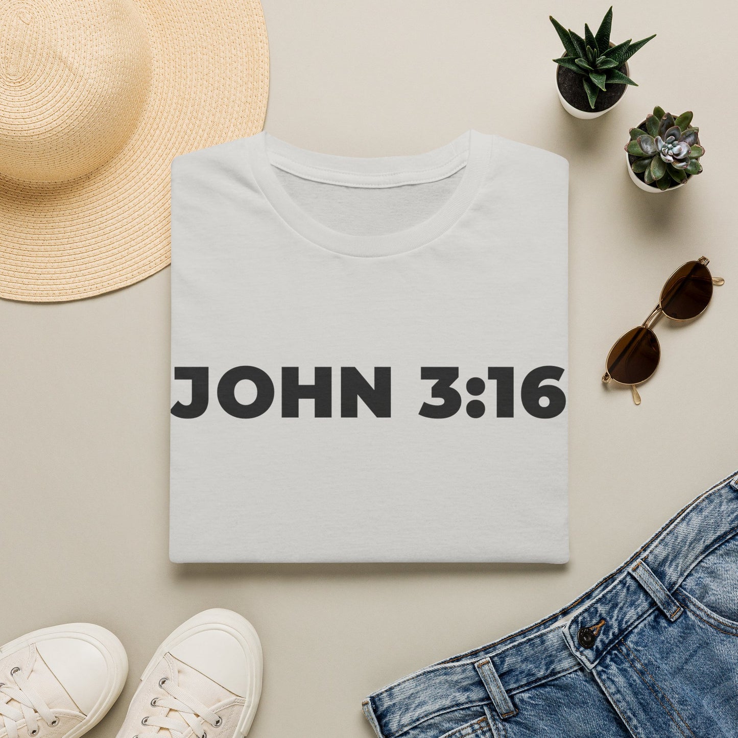 JOHN 3:16 Inspirational Christian T-Shirt