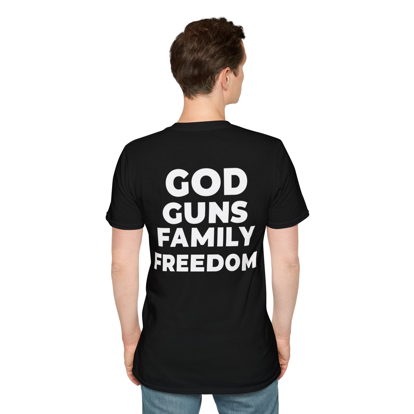 GOD BLESS AMERICA | GOD, GUNS, FAMILY, FREEDOM T-SHIRT