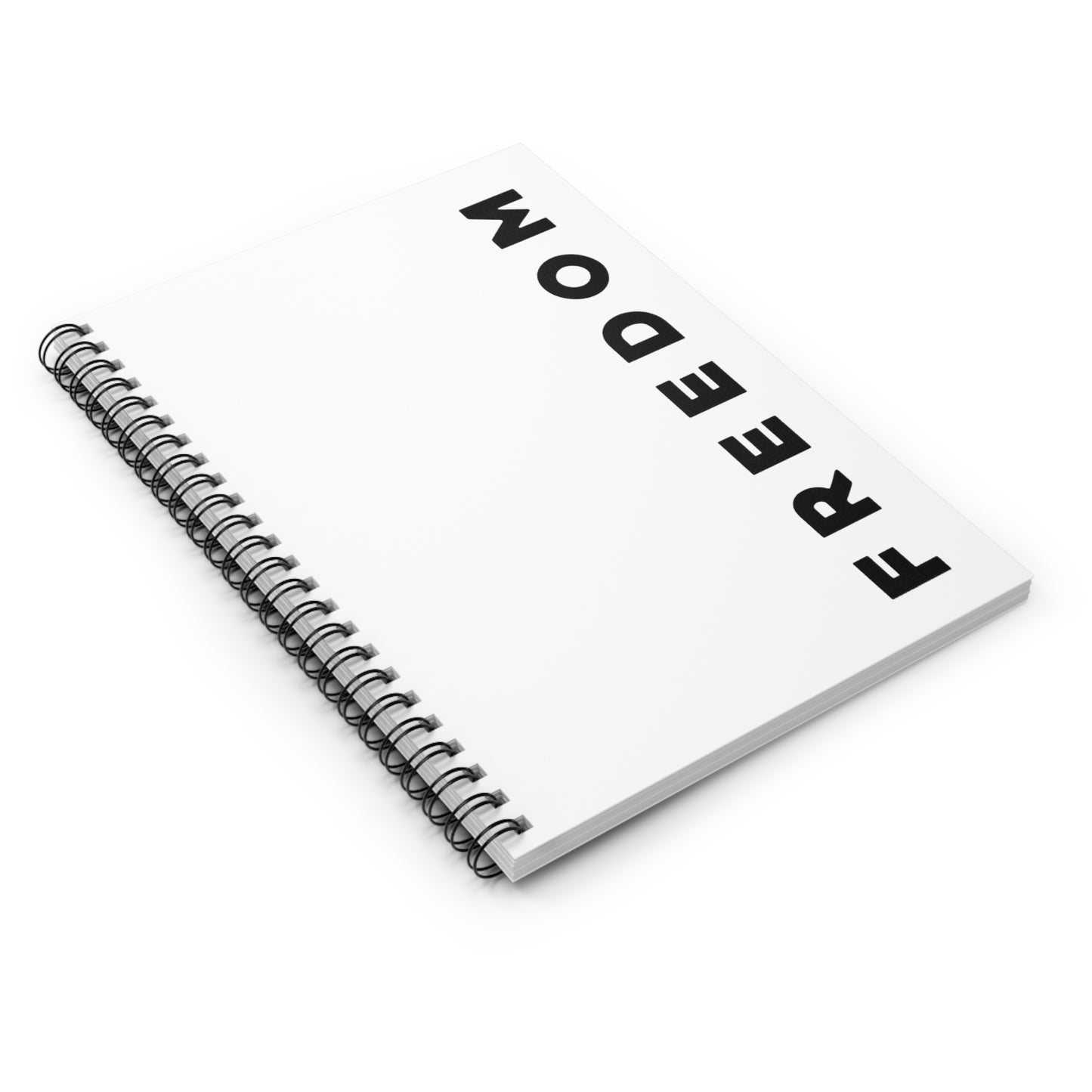 FREEDOM Notebook | Spiral Ruled Journal