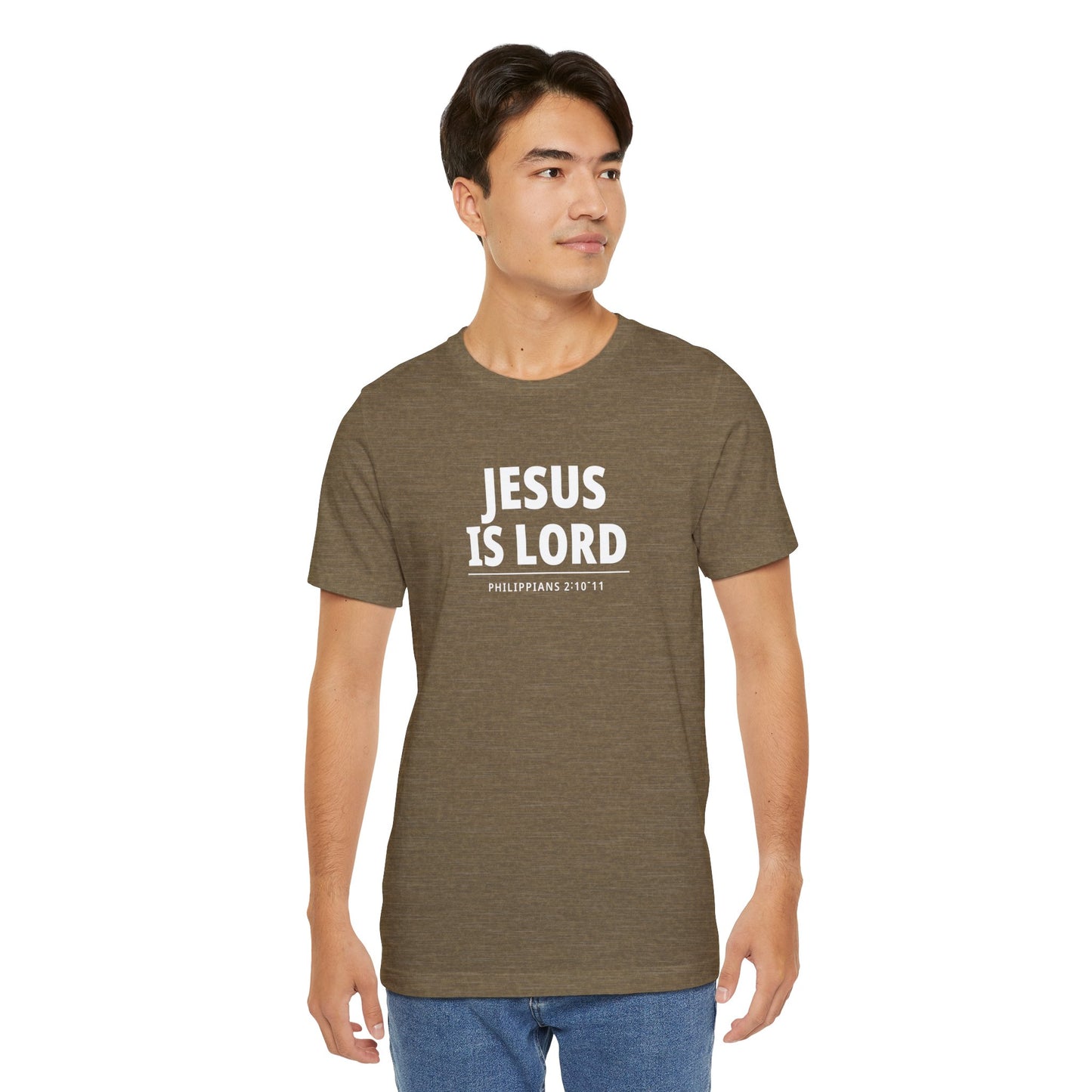 "Jesus Is Lord" -Philippians 2:10-11 | Christian T-Shirt