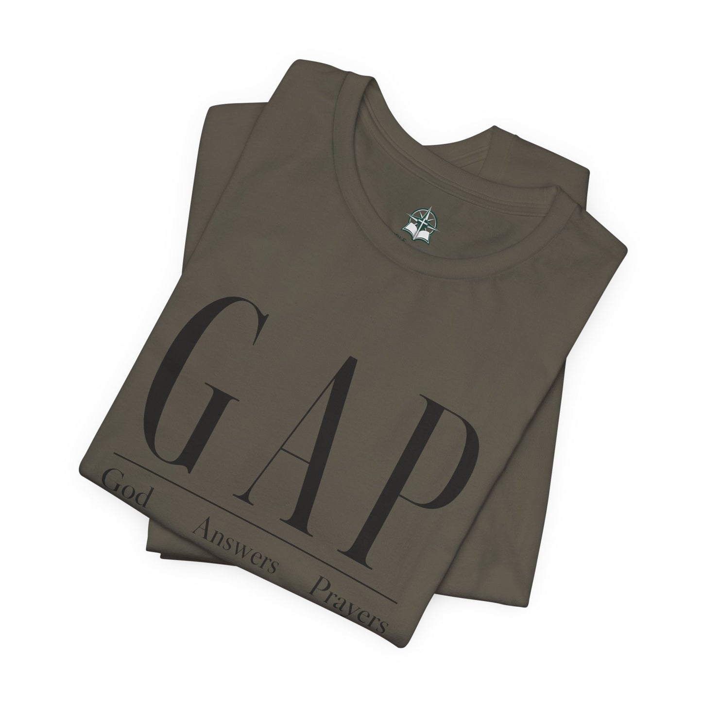 GAP "God Answers Prayers" Christian Short Sleeve Shirt