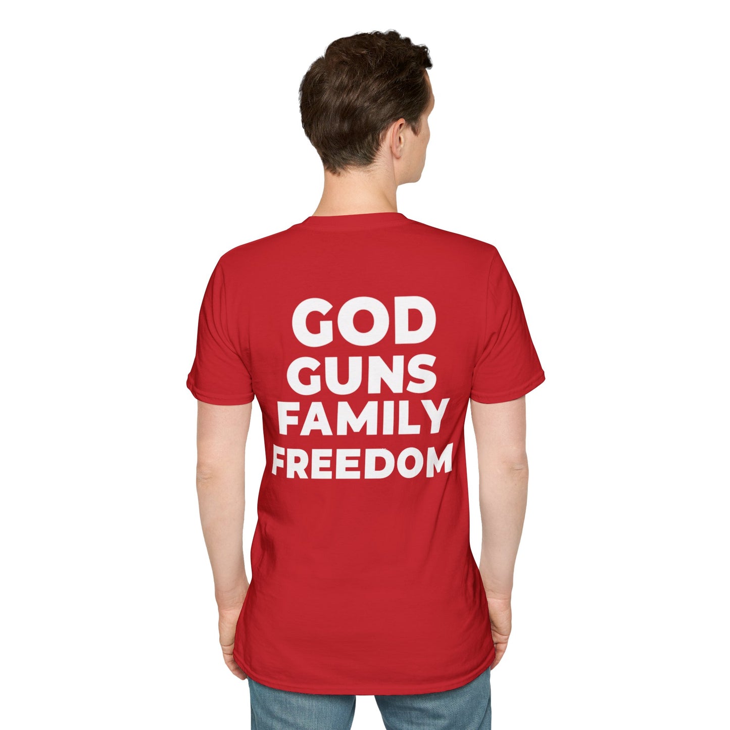 GOD BLESS AMERICA | GOD, GUNS, FAMILY, FREEDOM T-SHIRT