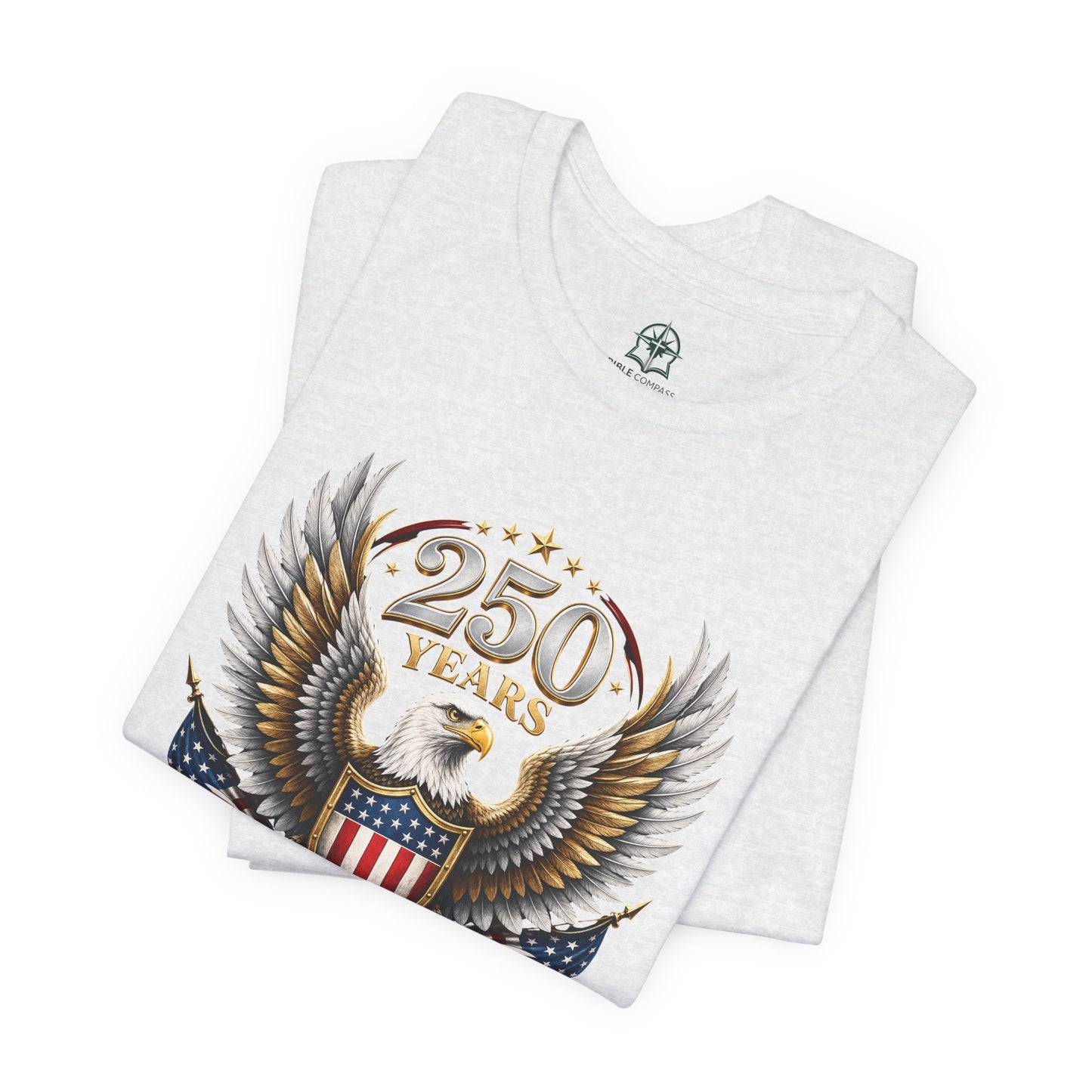 250 Years American Bald Eagle Shield T-Shirt