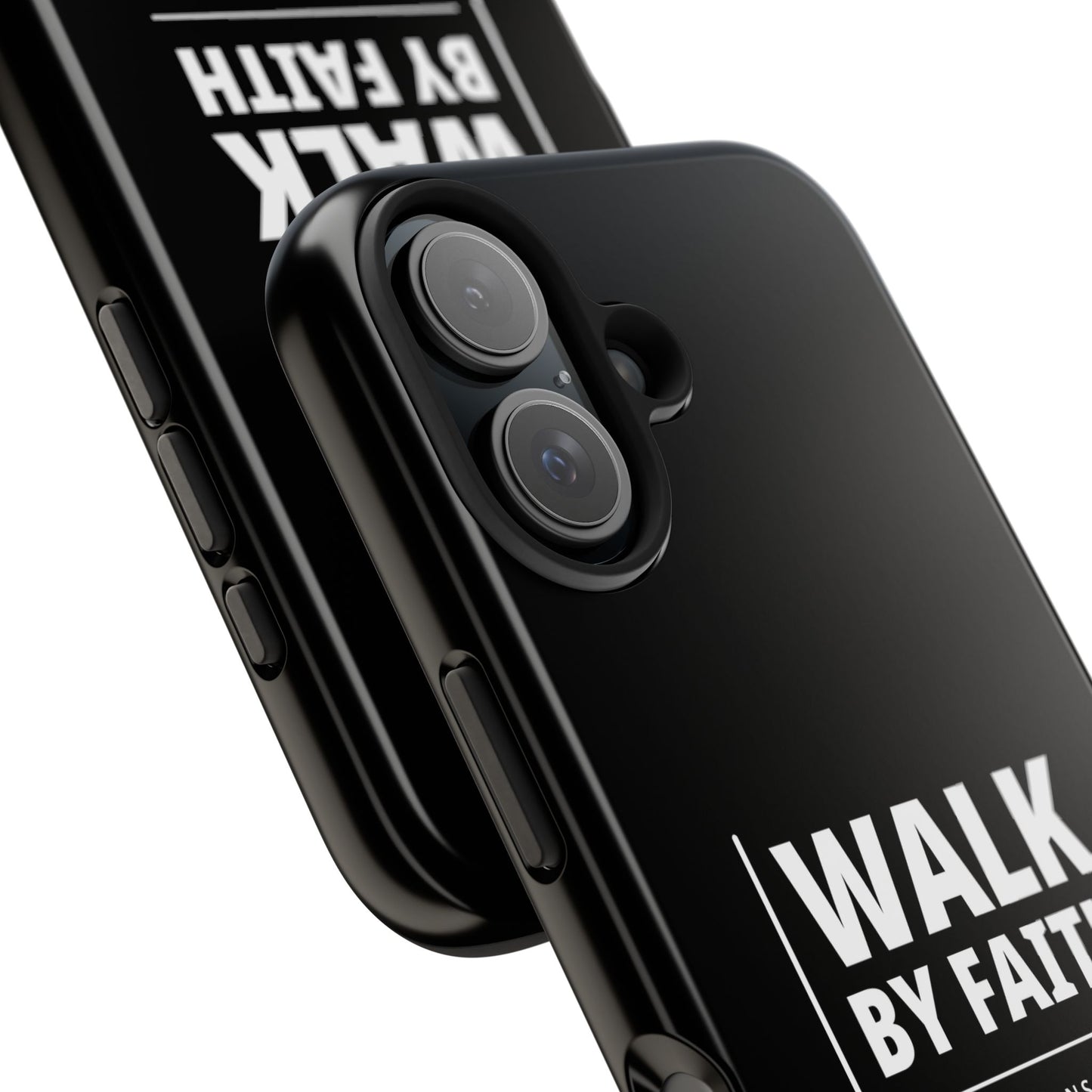 Walk by Faith Tough Phone Case — 2 Corinthians 5:7 Christian Phone Cover