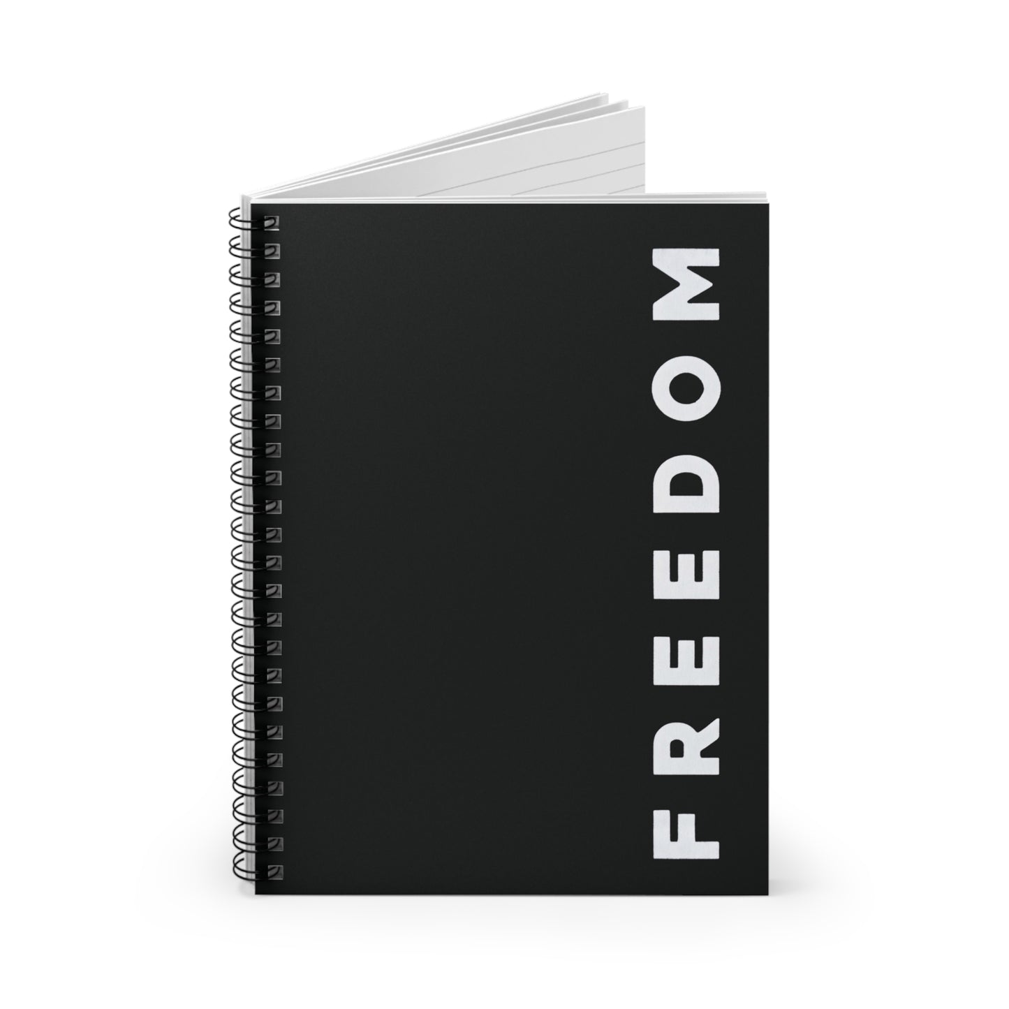 FREEDOM Notebook | Spiral Ruled Journal