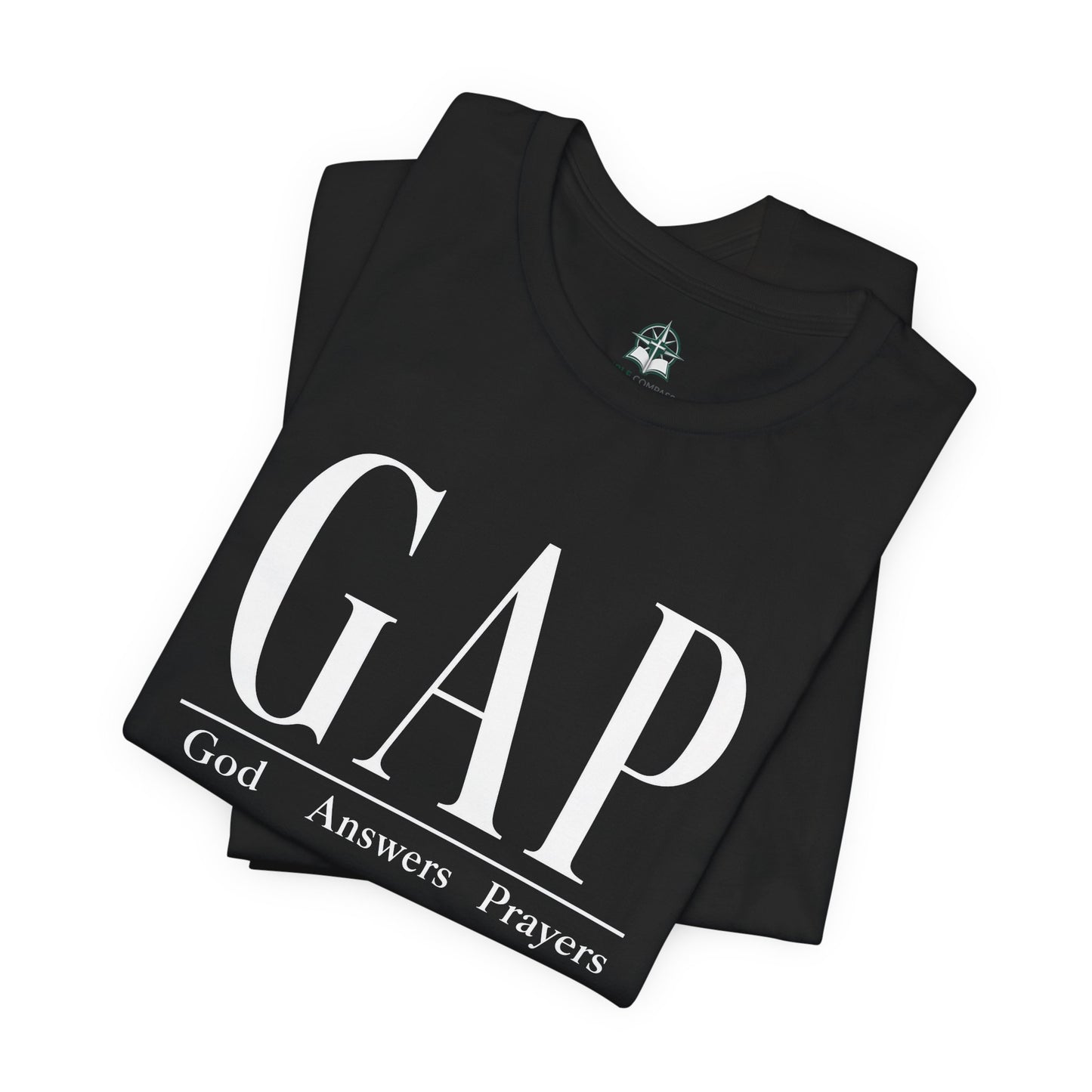 GAP "God Answers Prayers" Christian Short Sleeve Shirt