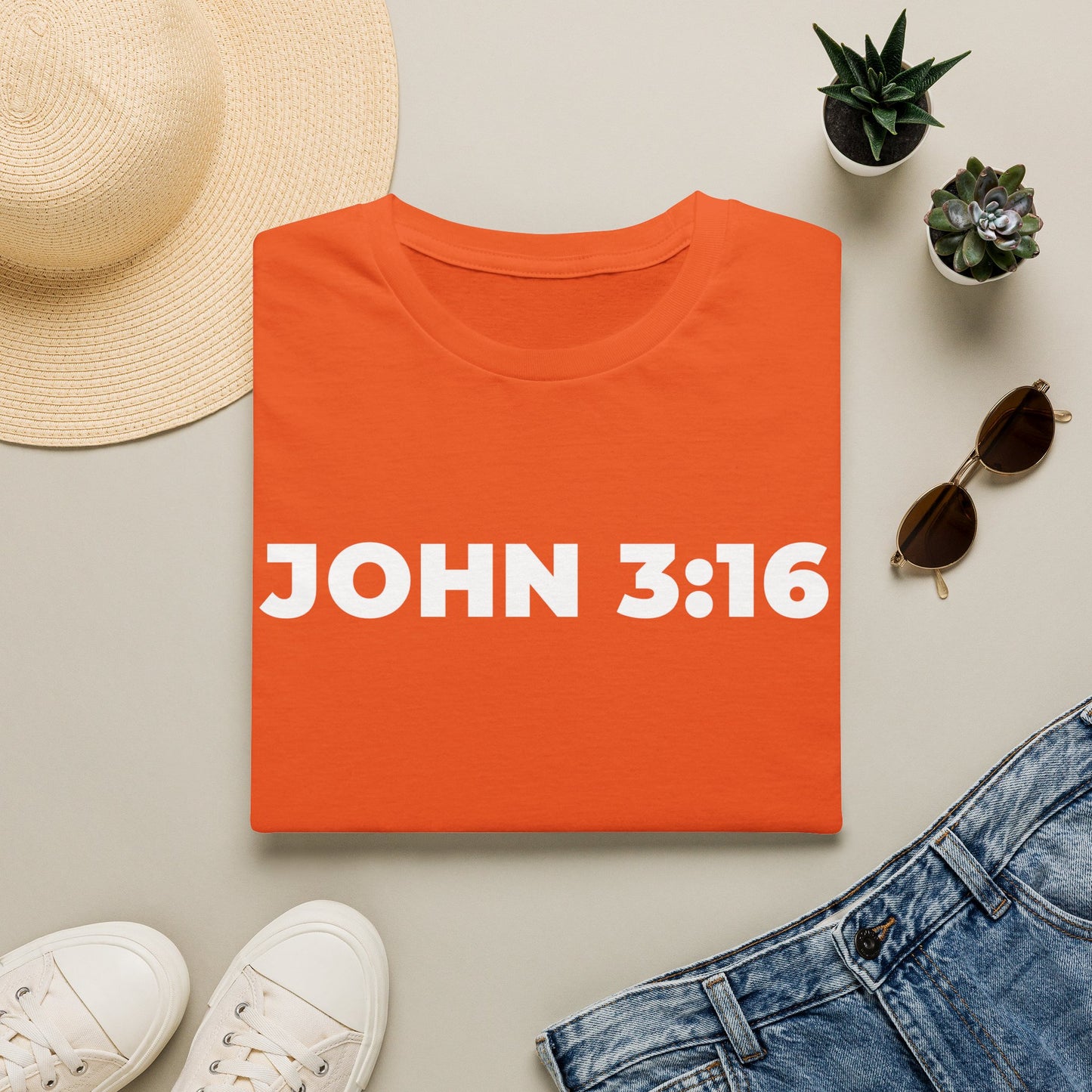 JOHN 3:16 Inspirational Christian T-Shirt