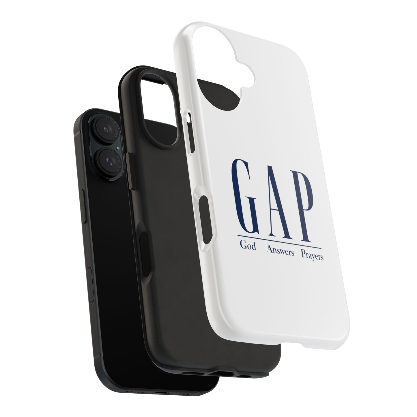 GAP (God Answers Prayers) Christian Protective Phone Cover - Tough Phone Case