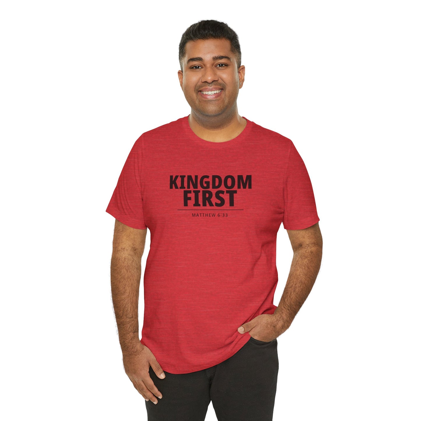 Kingdom First T‑Shirt — Matthew 6:33 Inspirational Christian Tee