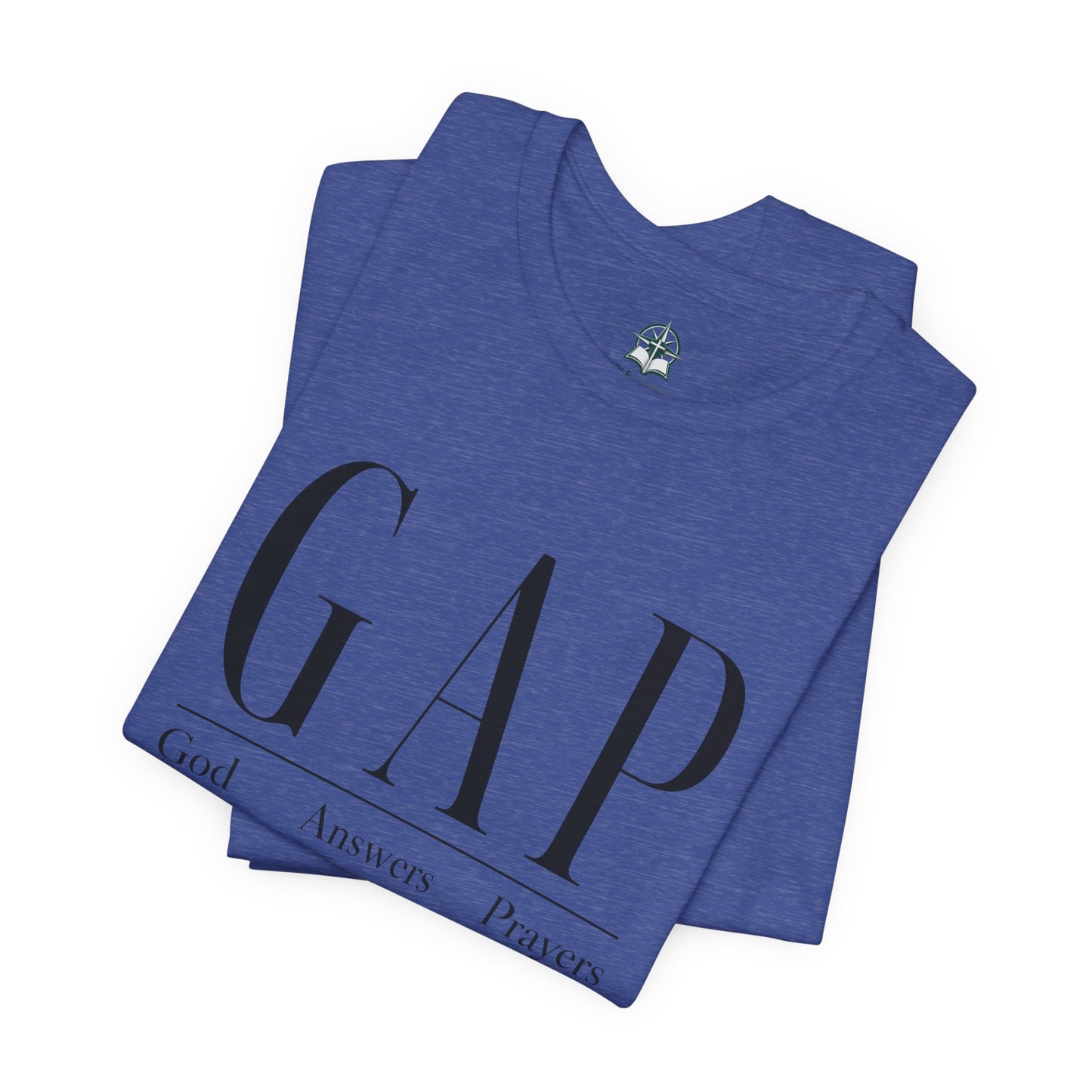 GAP "God Answers Prayers" Christian Short Sleeve Shirt